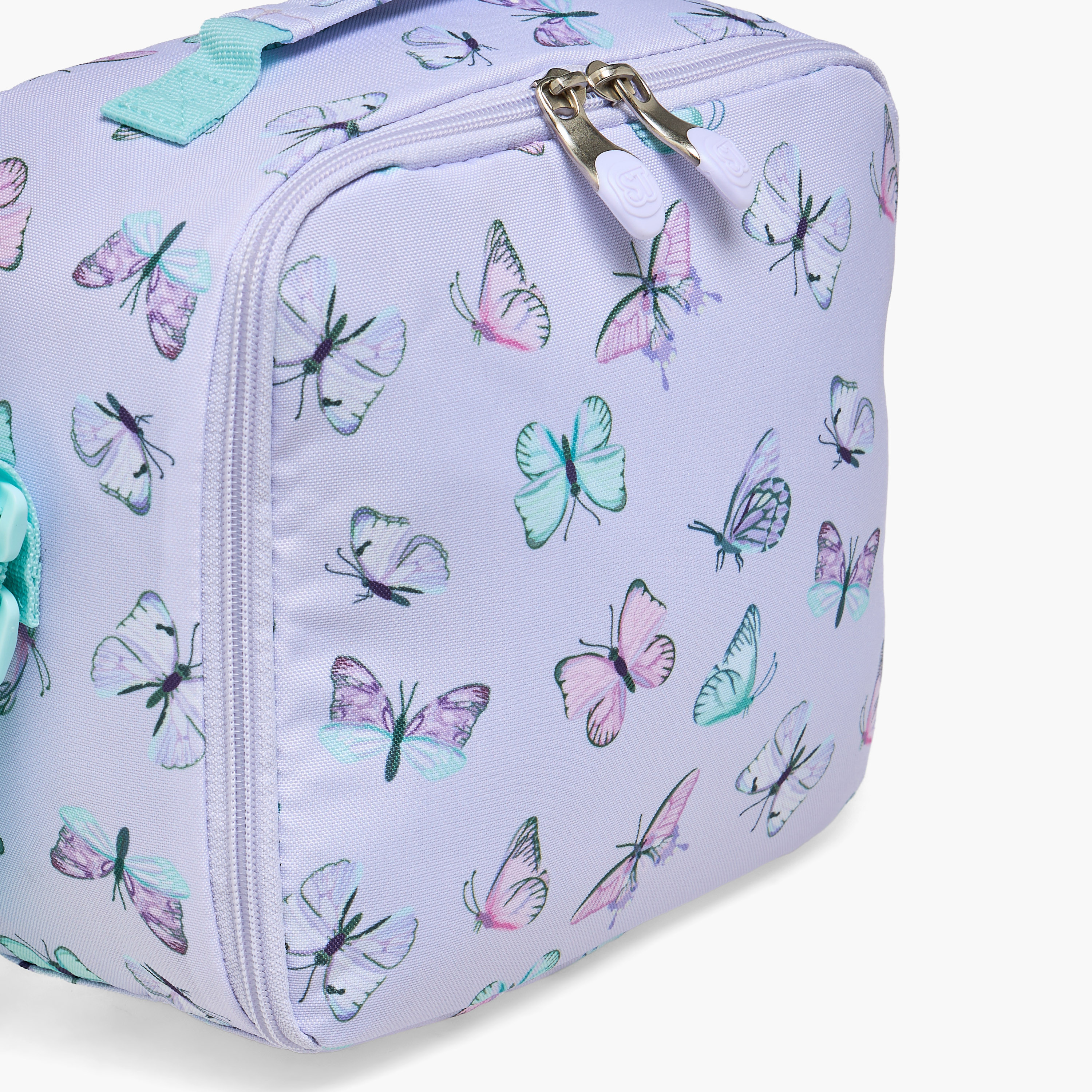 St.Right Butterfly Print Lunch Bag for Girls 8-13 Years with Adjustable Strap-school-lunchessentials-lunchbags-image-3