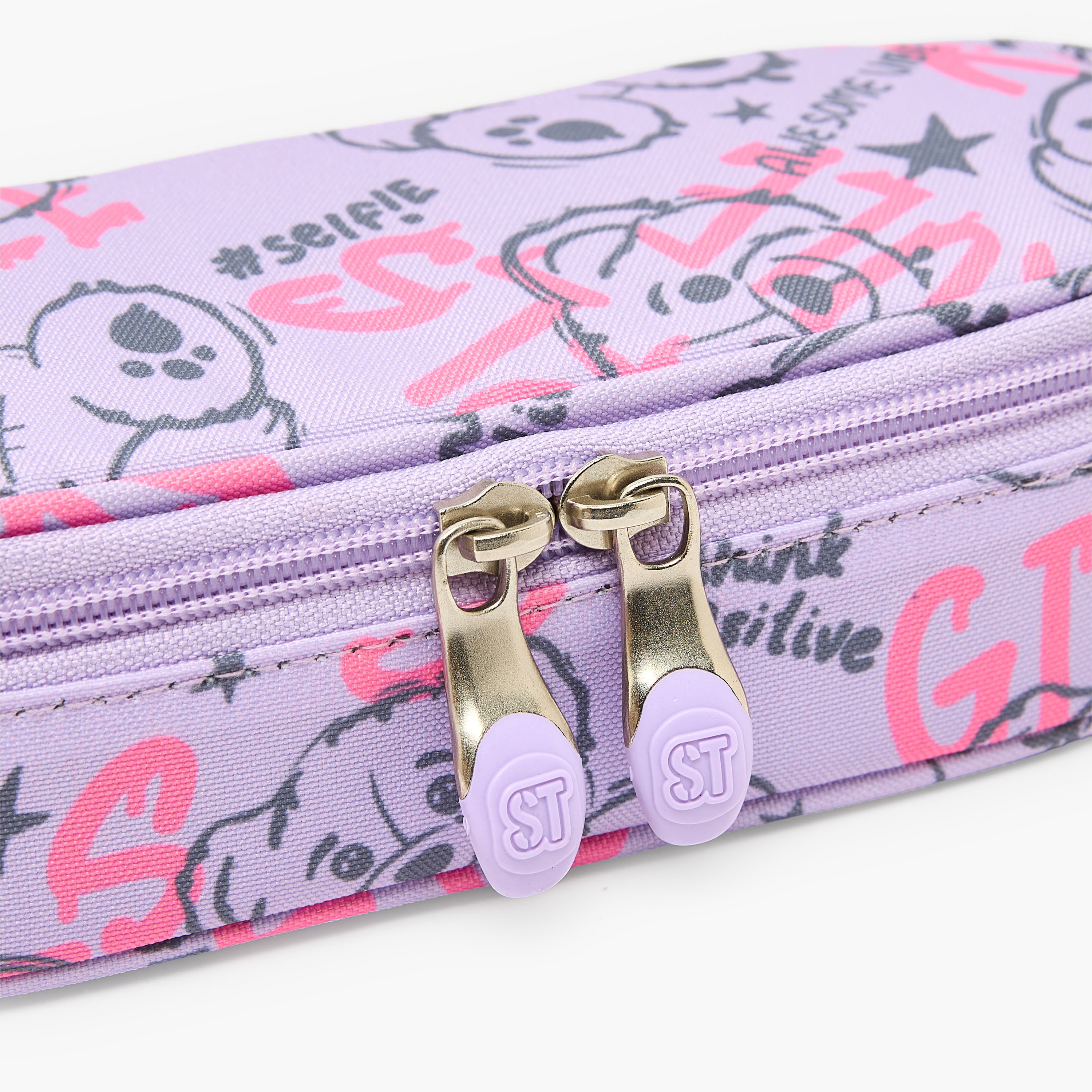 مقلمة بطبعات دب وسحاب إغلاق من سانت رايت-school-stationery-pencilcases-image-6