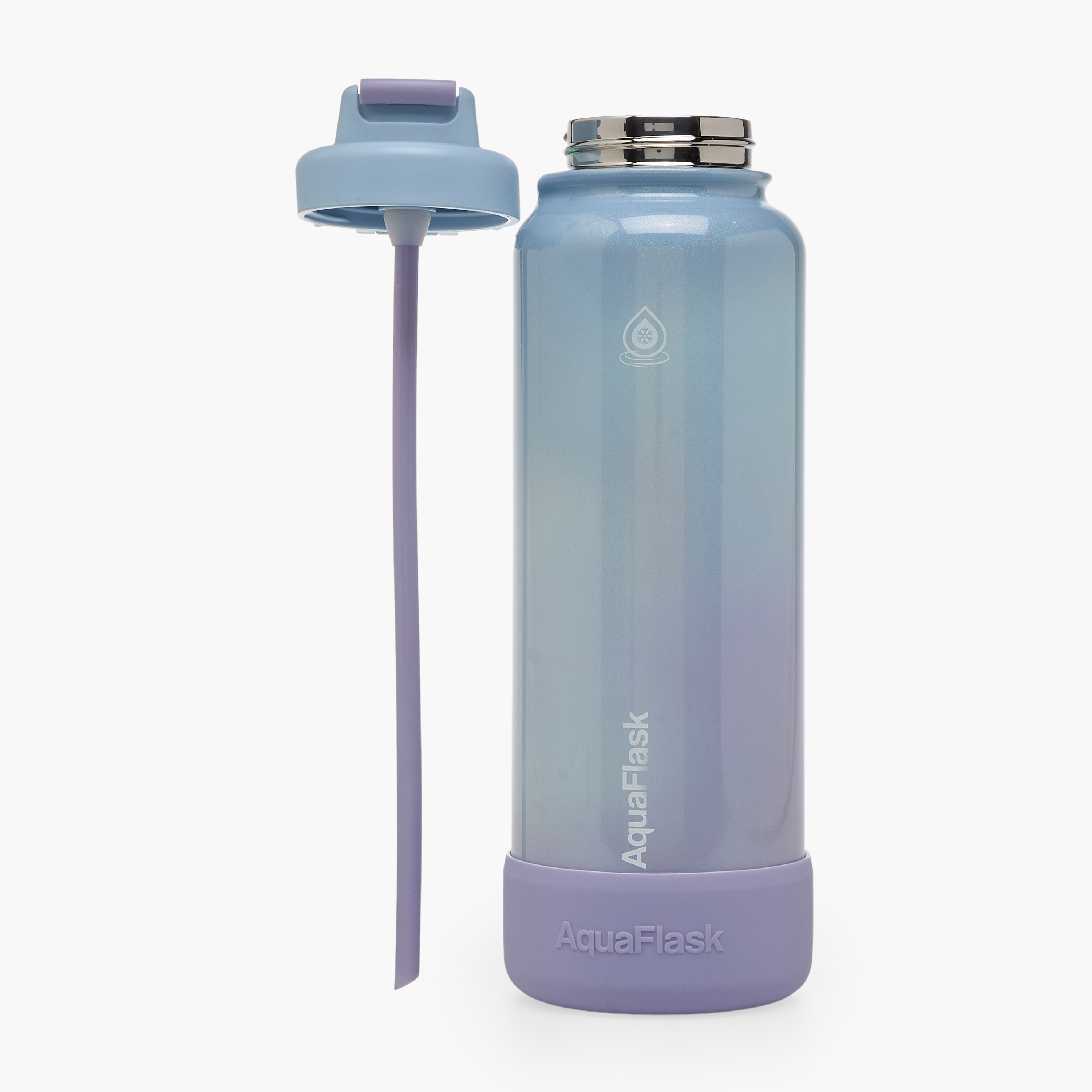 قارورة مياه ستانلس ستيل بطبعات متدرجة كاندي فلوس من أكوا فلاسك - 650 مل-household-dining-drinkserveware-bottles-image-2