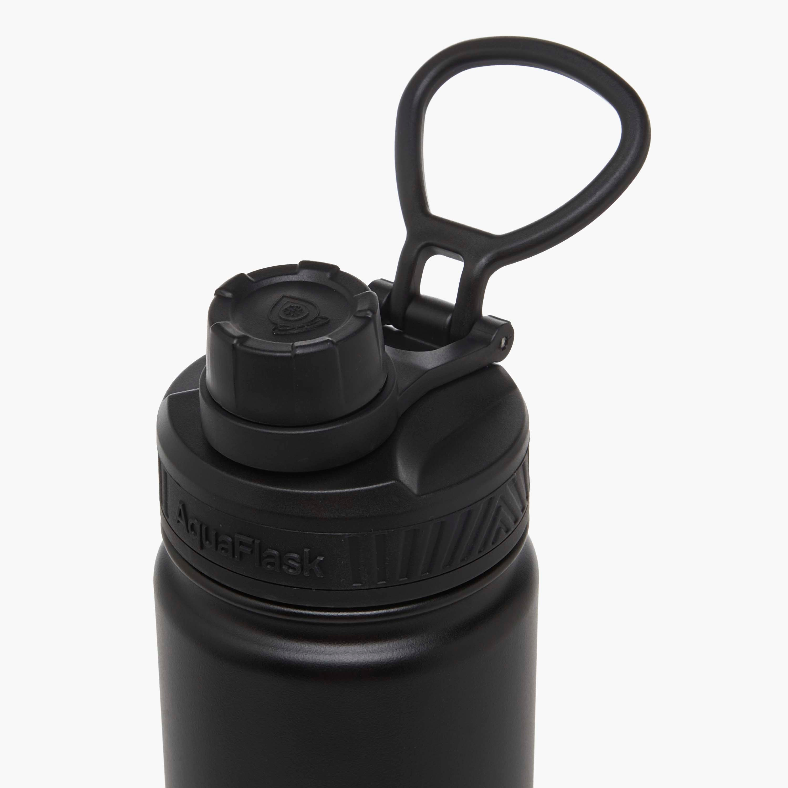 قارورة مياه ستانلس ستيل سادة ميدنايت من أكوا فلاسك - 650 مل-household-dining-drinkserveware-bottles-image-4