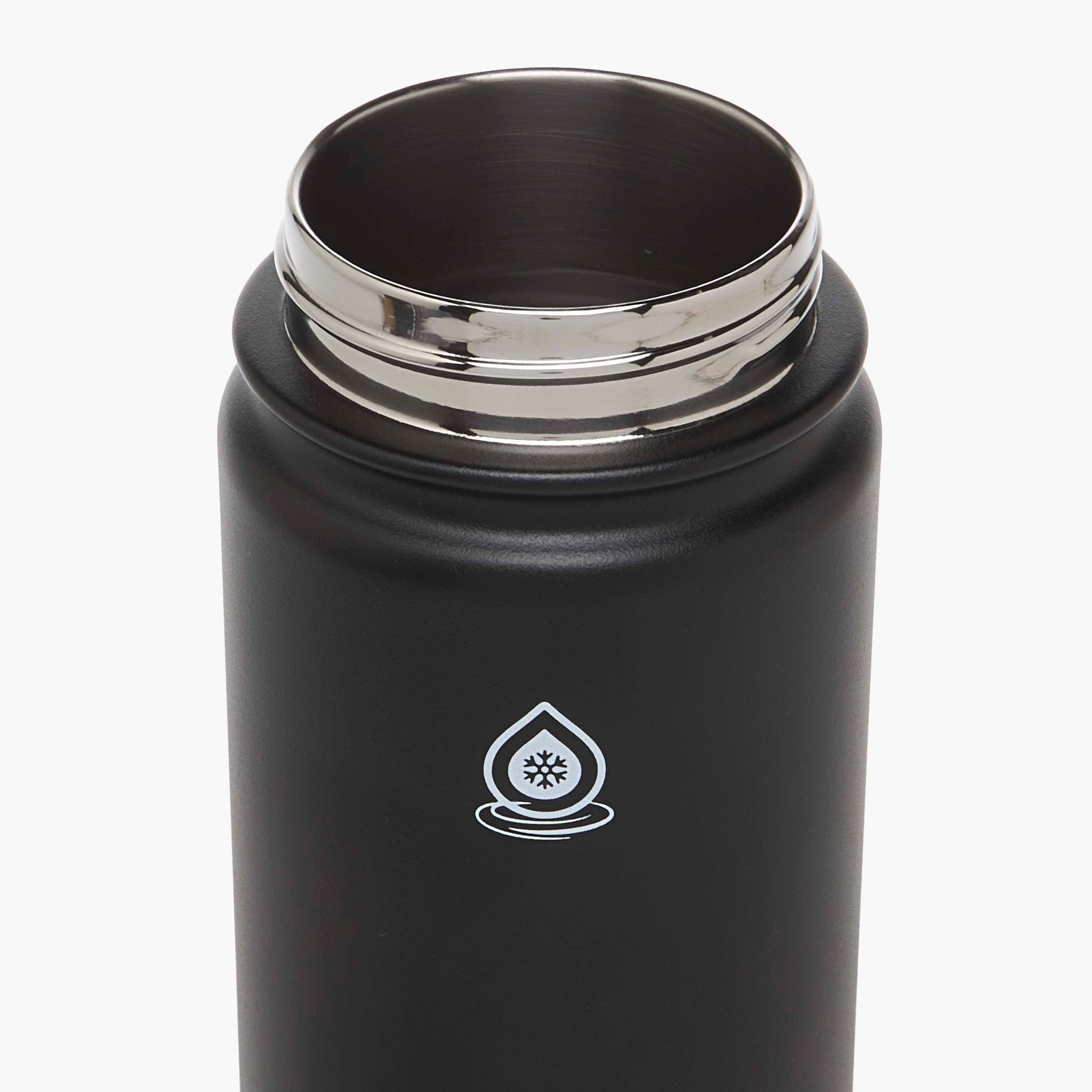 قارورة مياه ستانلس ستيل سادة ميدنايت من أكوا فلاسك - 650 مل-household-dining-drinkserveware-bottles-image-5