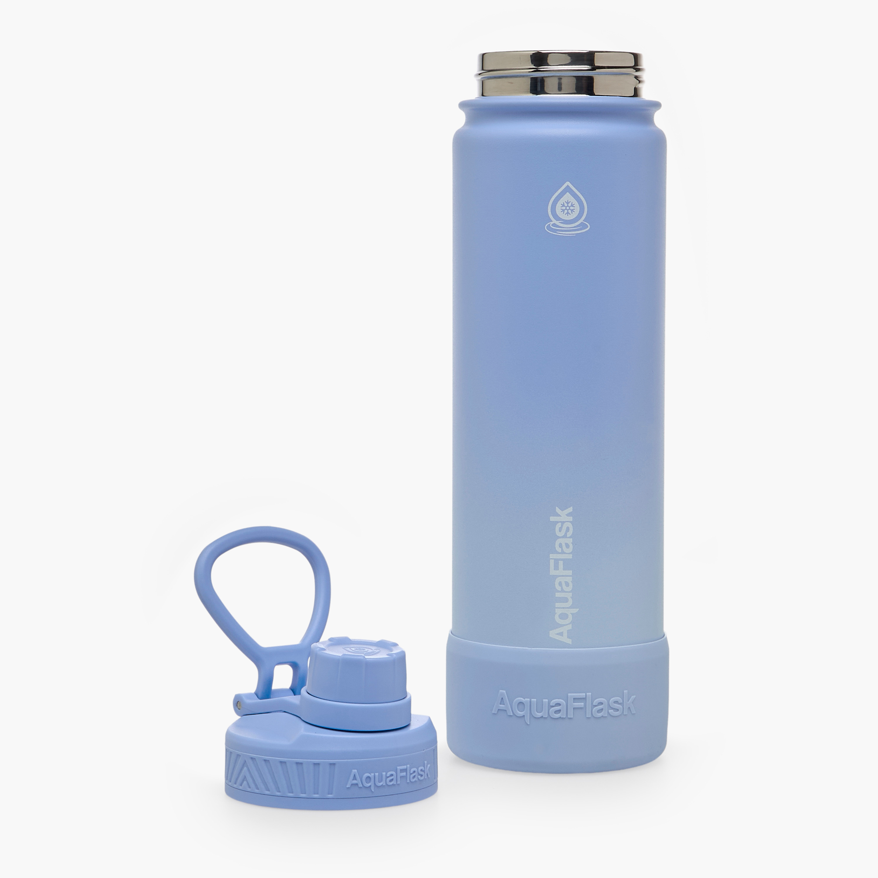 قارورة مياه ستانلس ستيل بطبعات متدرجة ومقبض بيكسي داست من أكوا فلاسك - 650 مل-household-dining-drinkserveware-bottles-image-2
