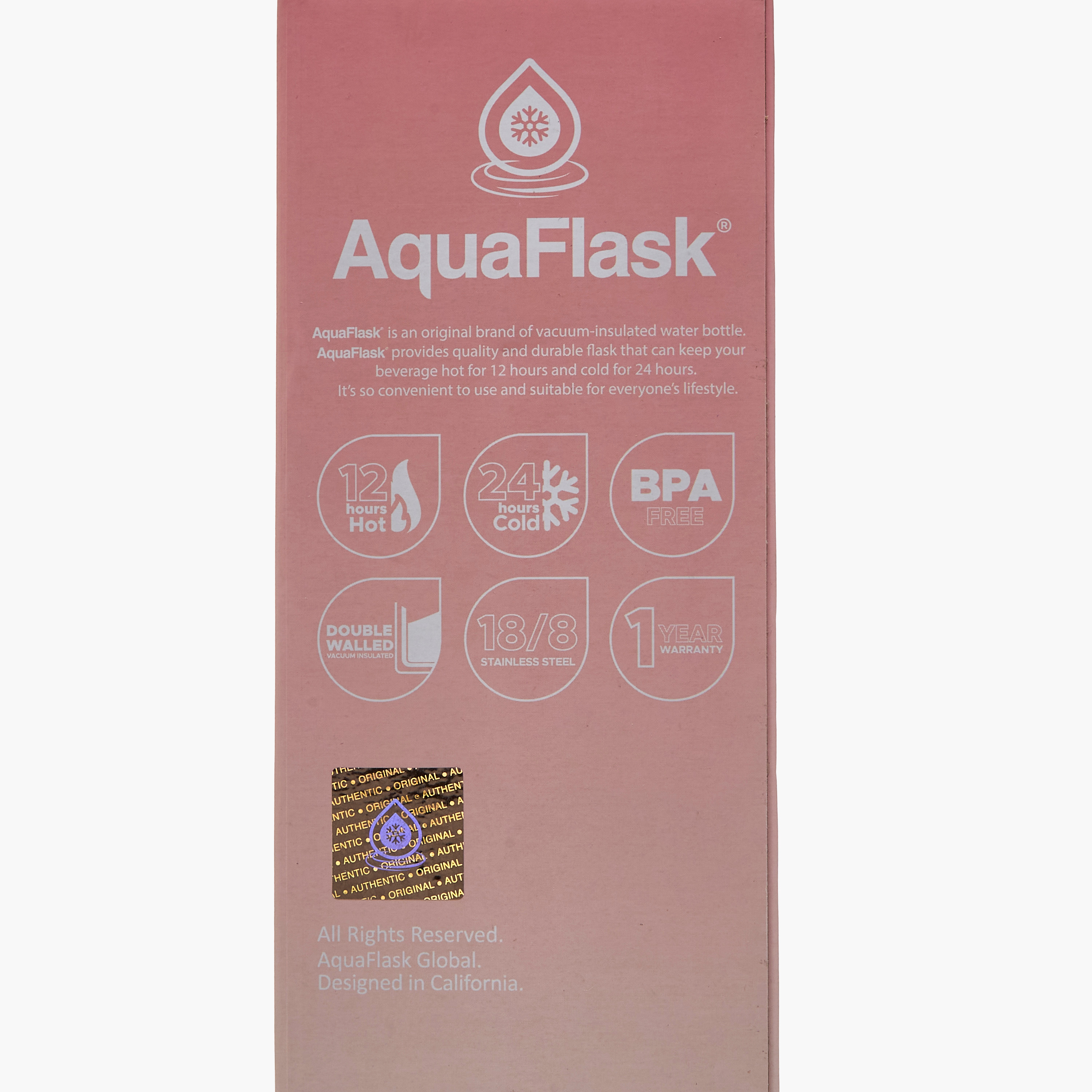 AquaFlask Pixie Dust Ombre Print Stainless Steel Water Bottle - 650 ml-household-dining-drinkserveware-bottles-image-10