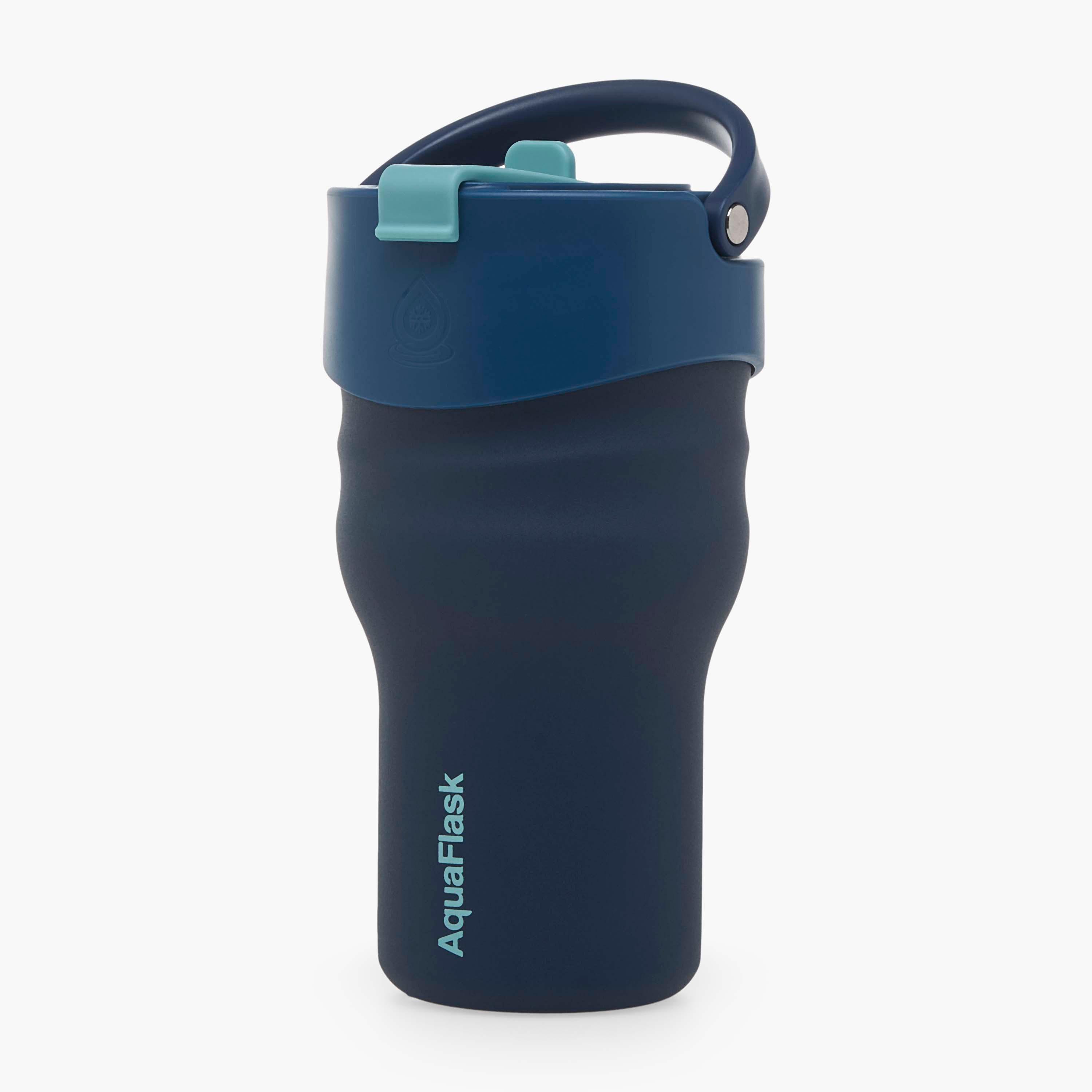 AquaFlask Atlantic Wave Solid Double Wall Stainless Steel Tumbler - 590 ml-household-dining-drinkserveware-bottles-image-1