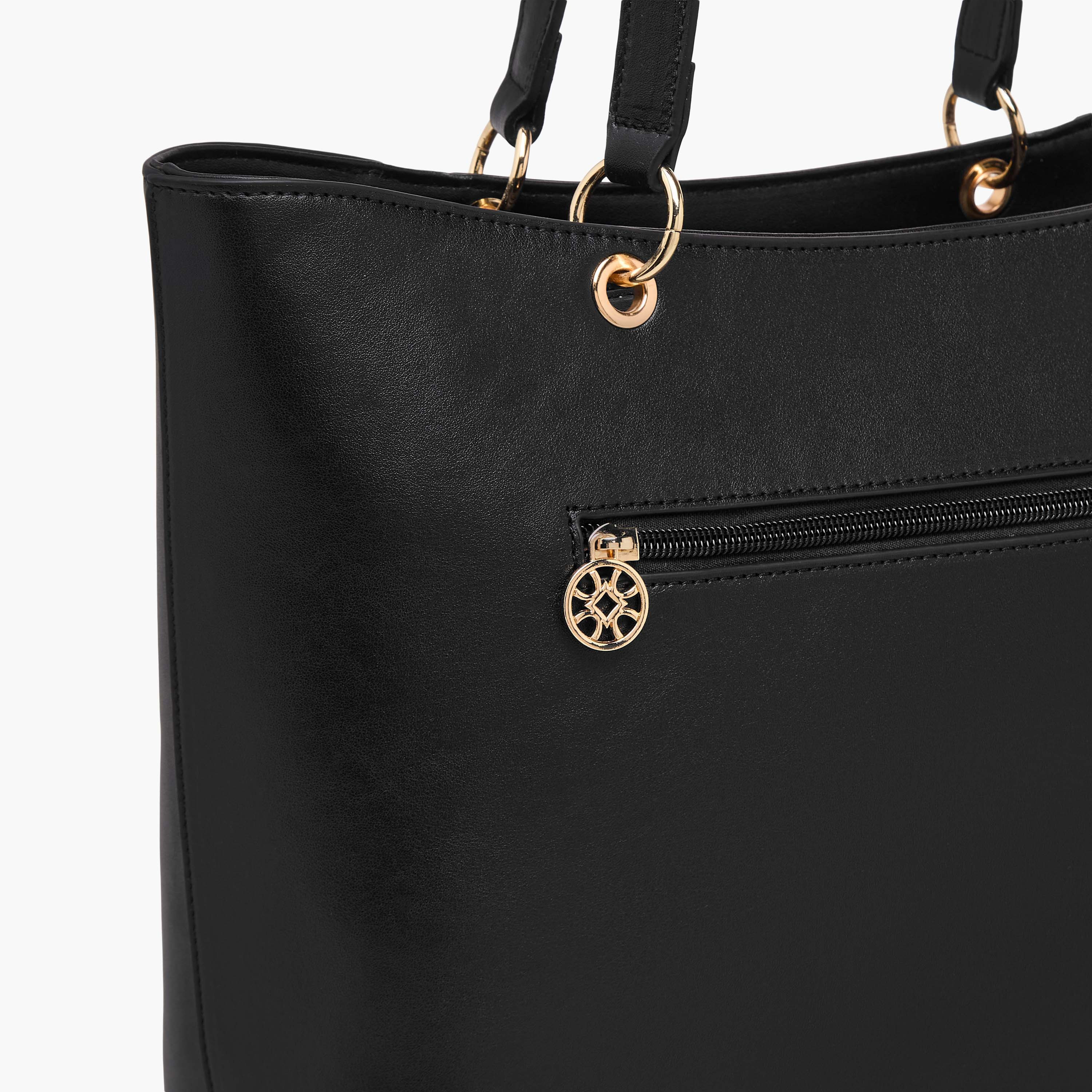 حقيبة توت مخططة بمقابض مزدوجة من ساشا-women-bagsandwallets-handbags-image-5