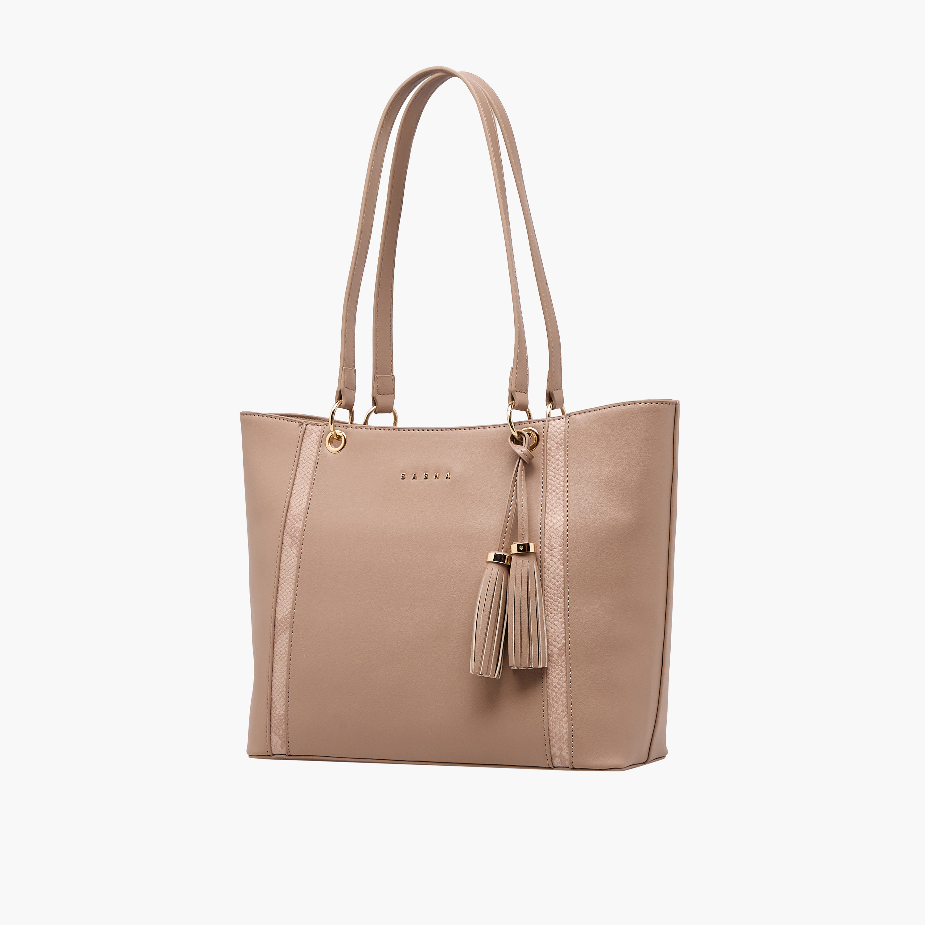 Sasha Panelled Tote Bag with Double Handle-women-bagsandwallets-handbags-image-2