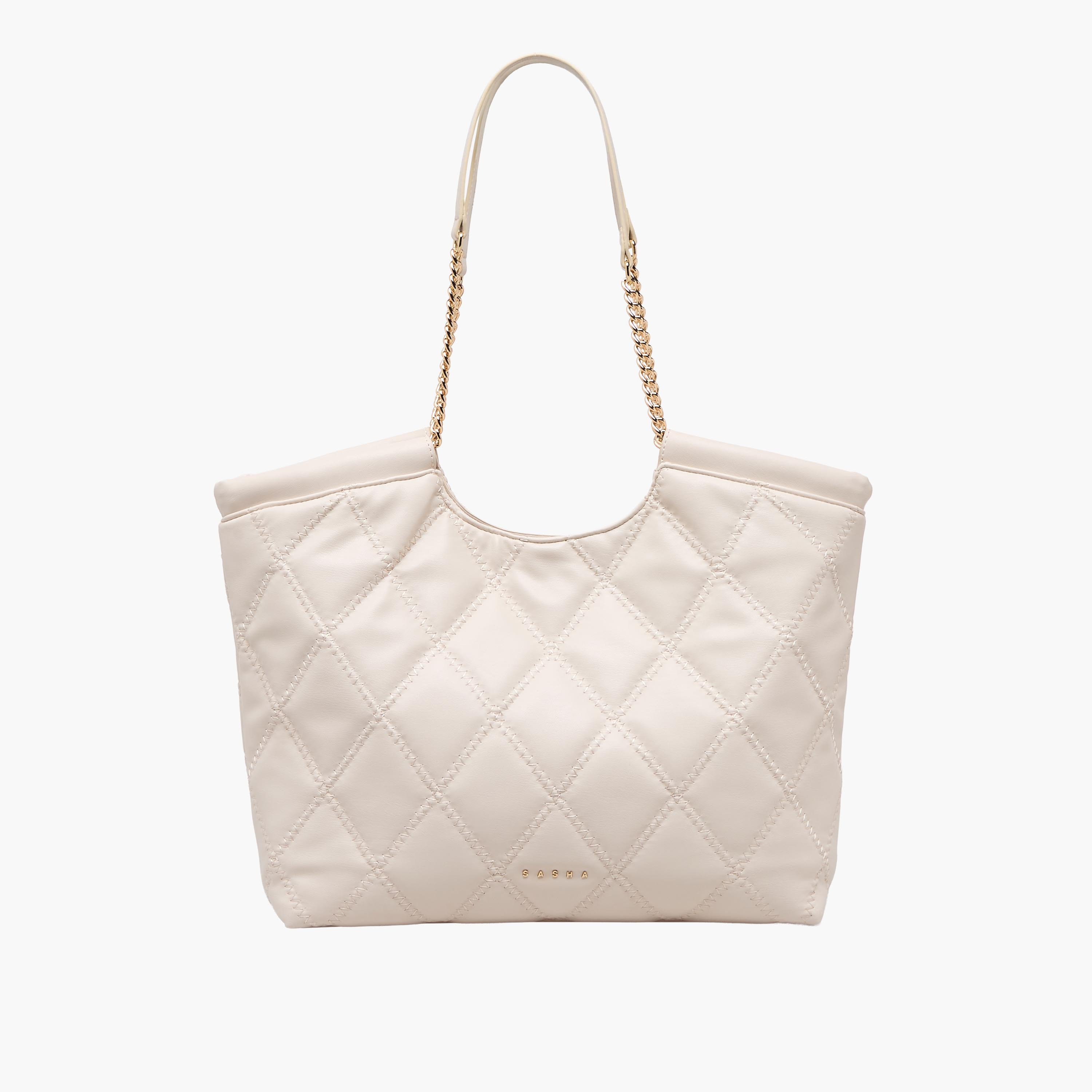 شنطة توتي مبطنة بزر إغلاق من ساشا-women-bagsandwallets-handbags-image-1
