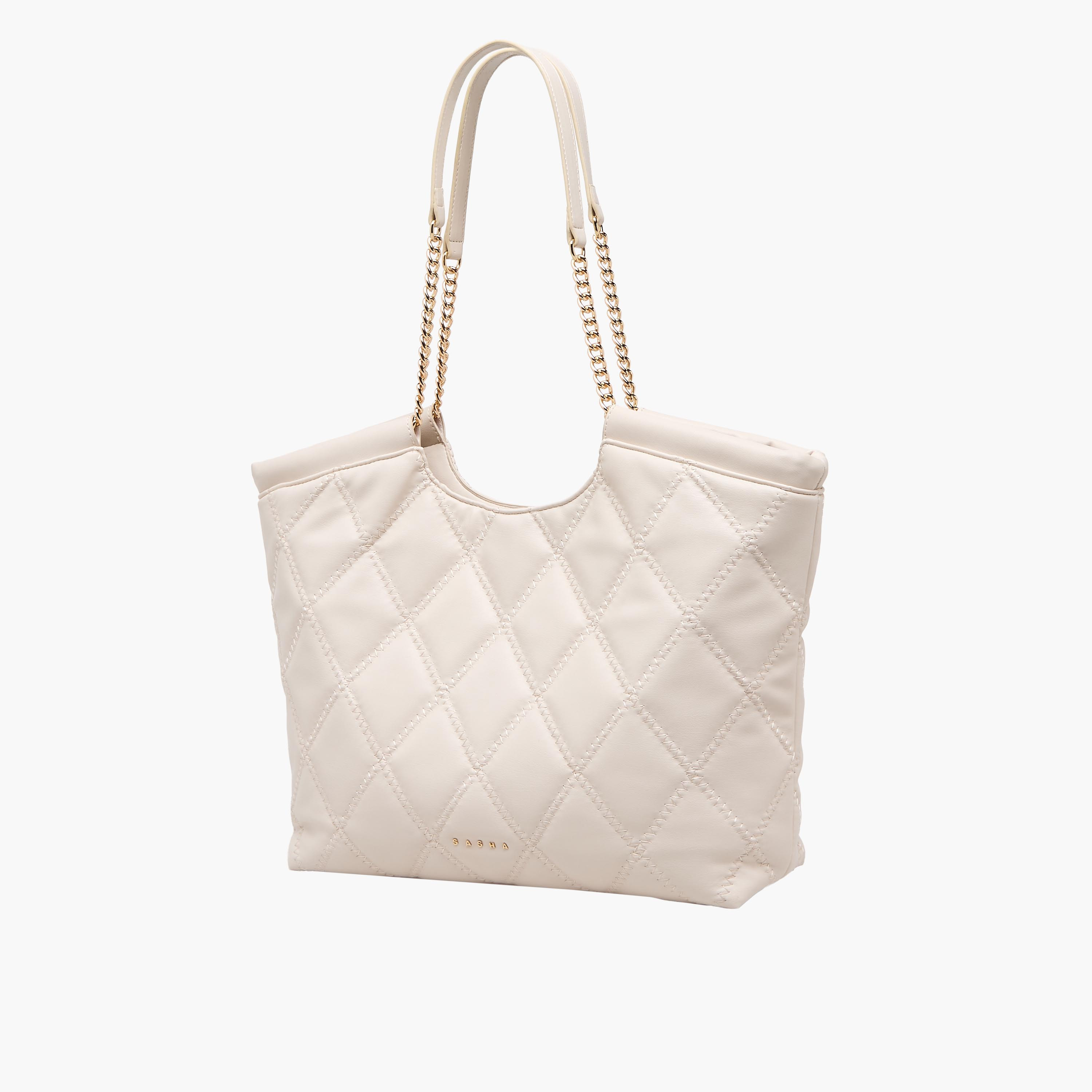 شنطة توتي مبطنة بزر إغلاق من ساشا-women-bagsandwallets-handbags-image-2