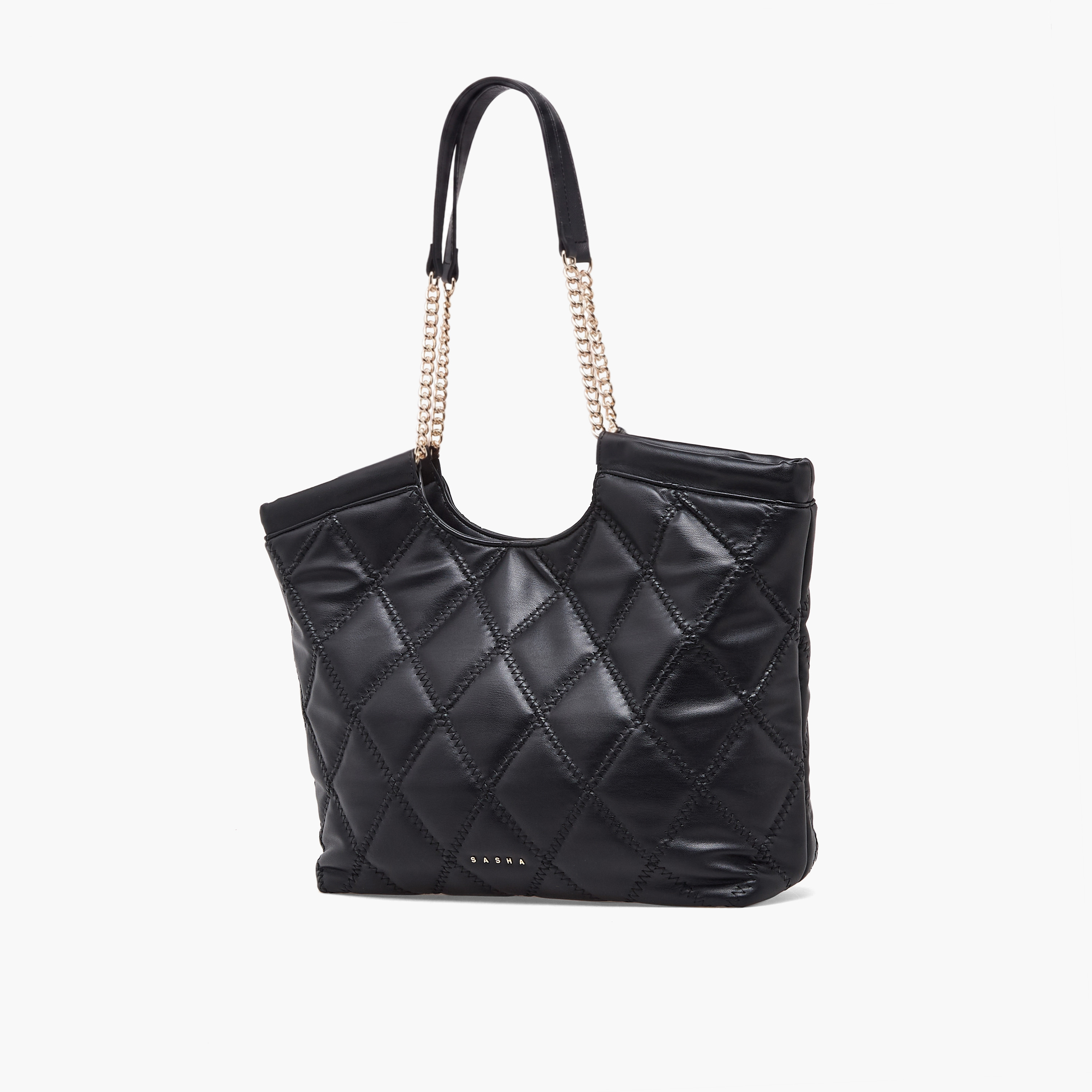 Sasha Quilted Tote Bag with Button Closure-women-bagsandwallets-handbags-image-2