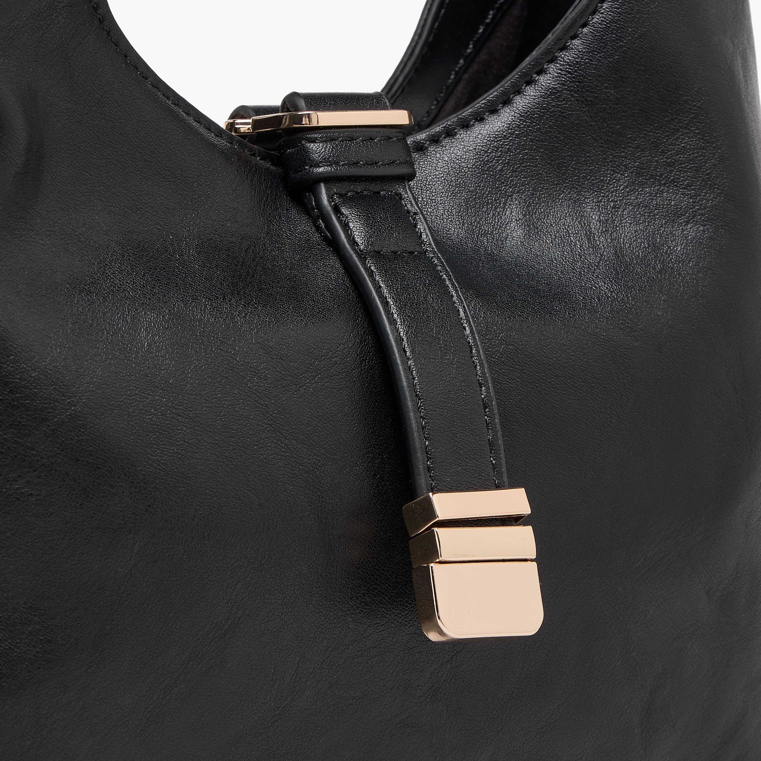 شنطة كتف سادة بحزام سلسلة من ساشا-women-bagsandwallets-handbags-image-5