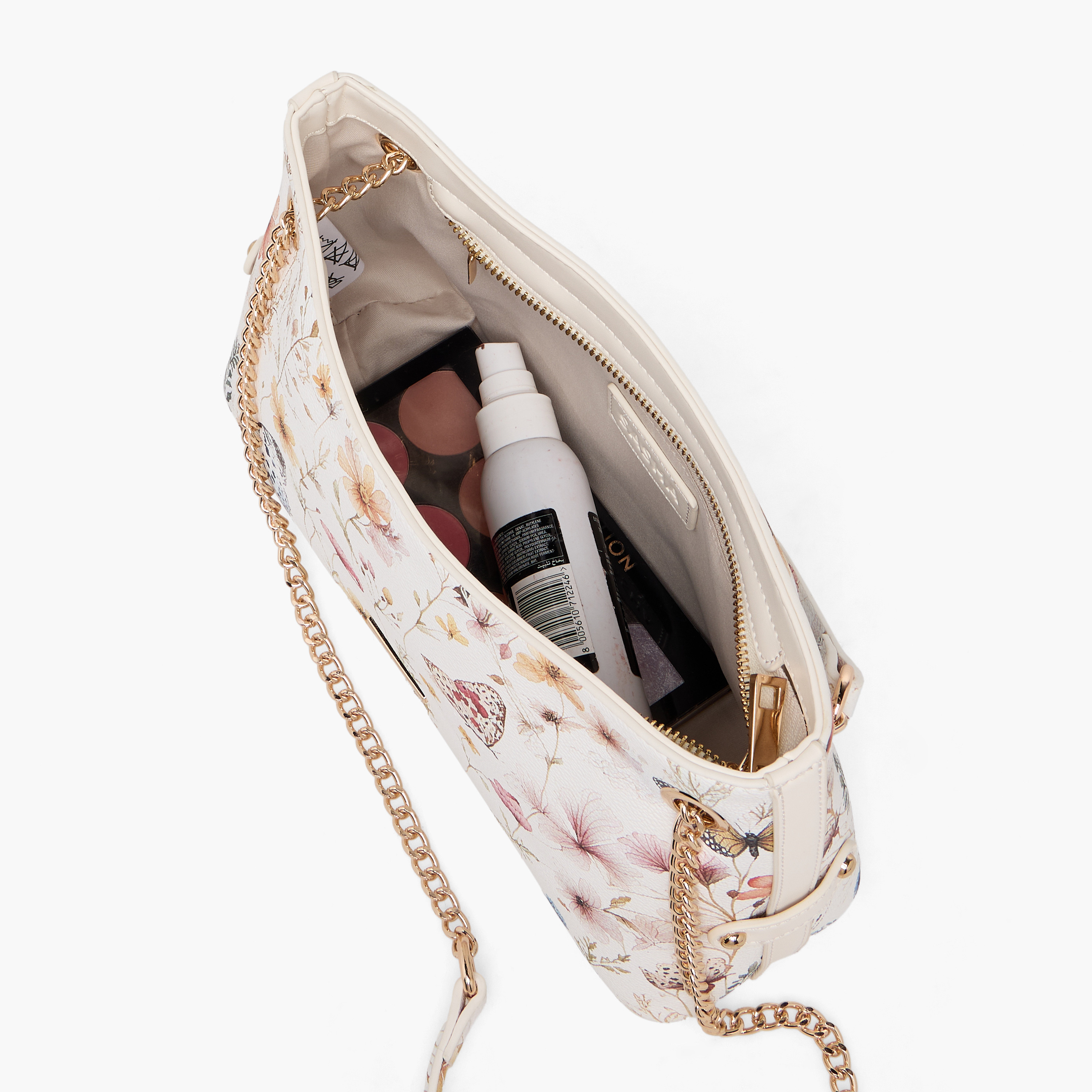 شنطة كتف بطبعات زهرية وحزام سلسلة من ساشا-women-bagsandwallets-handbags-image-8