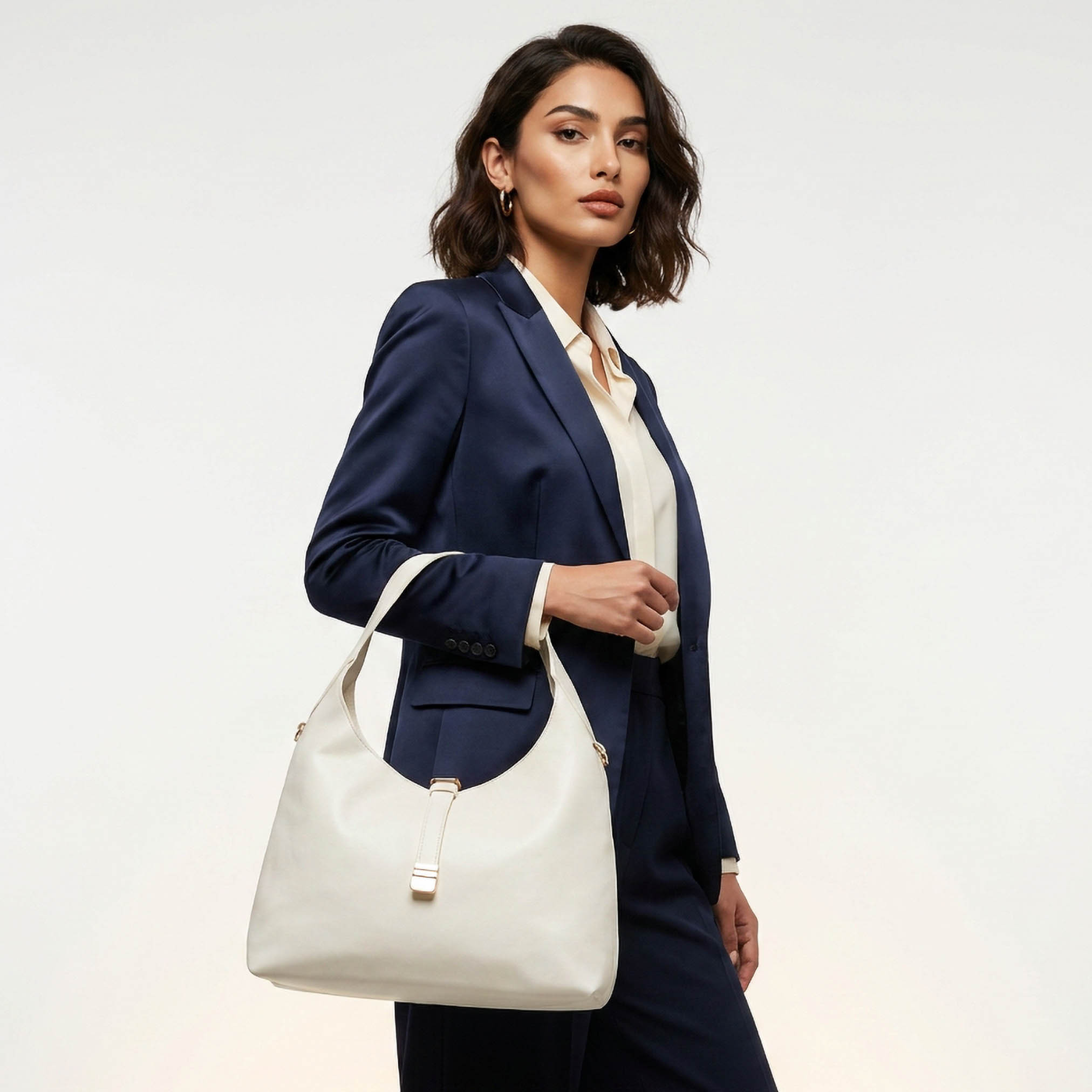 Sasha Solid Shoulder Bag with Metallic Accent-women-bagsandwallets-handbags-image-2