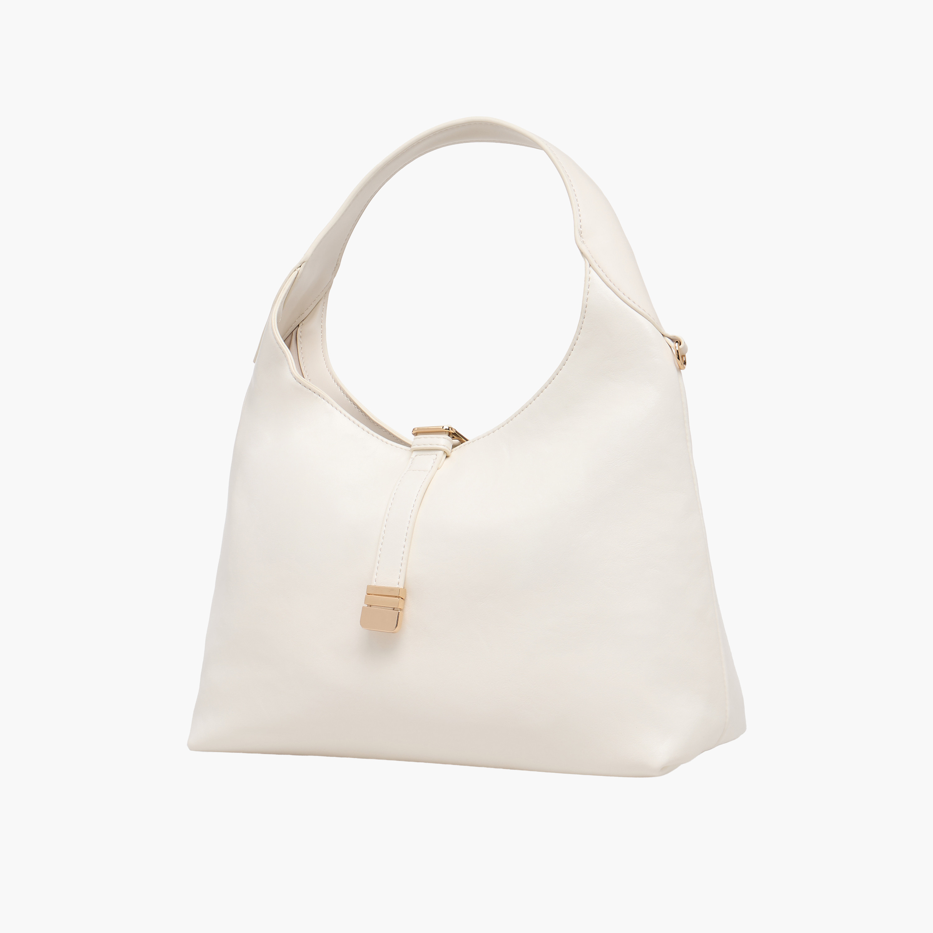Sasha Solid Shoulder Bag with Metallic Accent-women-bagsandwallets-handbags-image-3