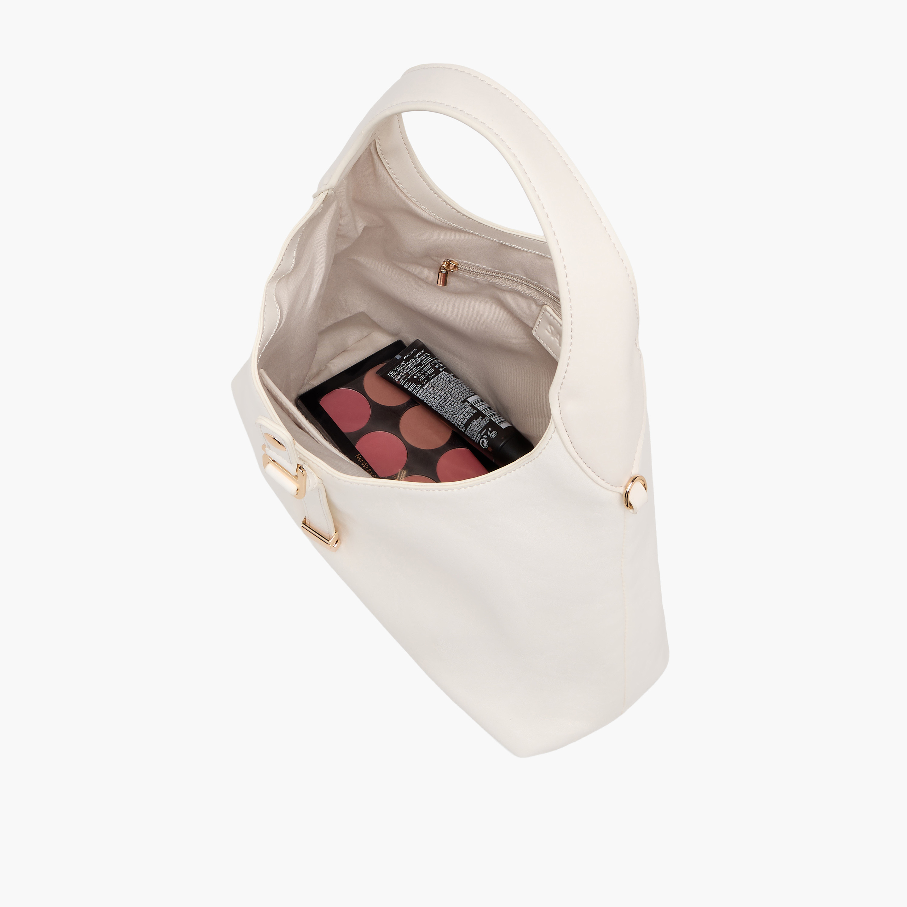 Sasha Solid Shoulder Bag with Metallic Accent-women-bagsandwallets-handbags-image-8
