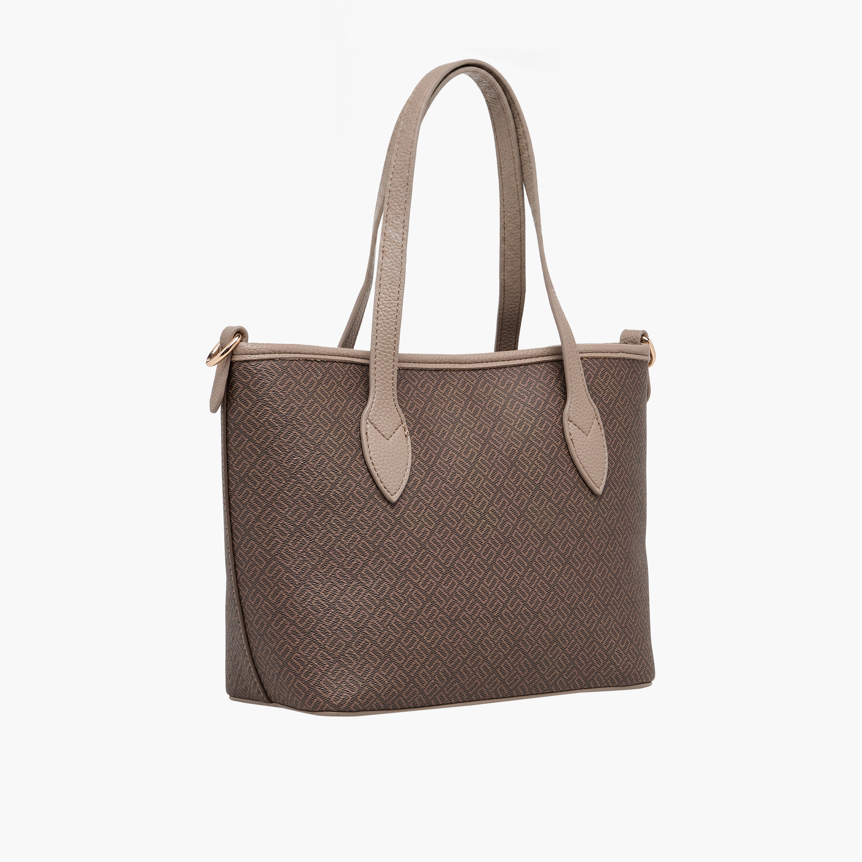 شنطة توتي بطبعات مونوجرام مع محفظة من ساشا-women-bagsandwallets-handbags-image-5