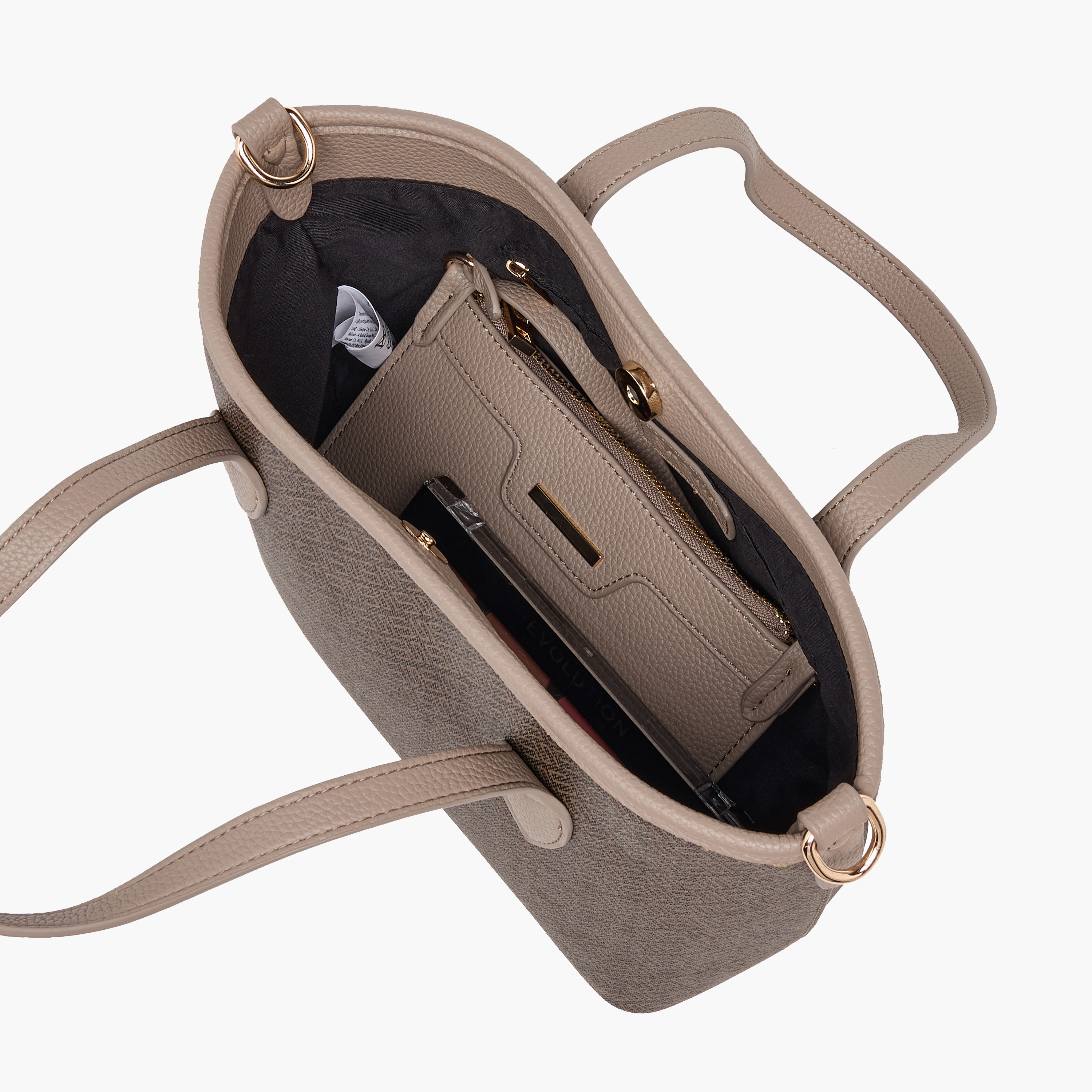 شنطة توتي بطبعات مونوجرام مع محفظة من ساشا-women-bagsandwallets-handbags-image-9