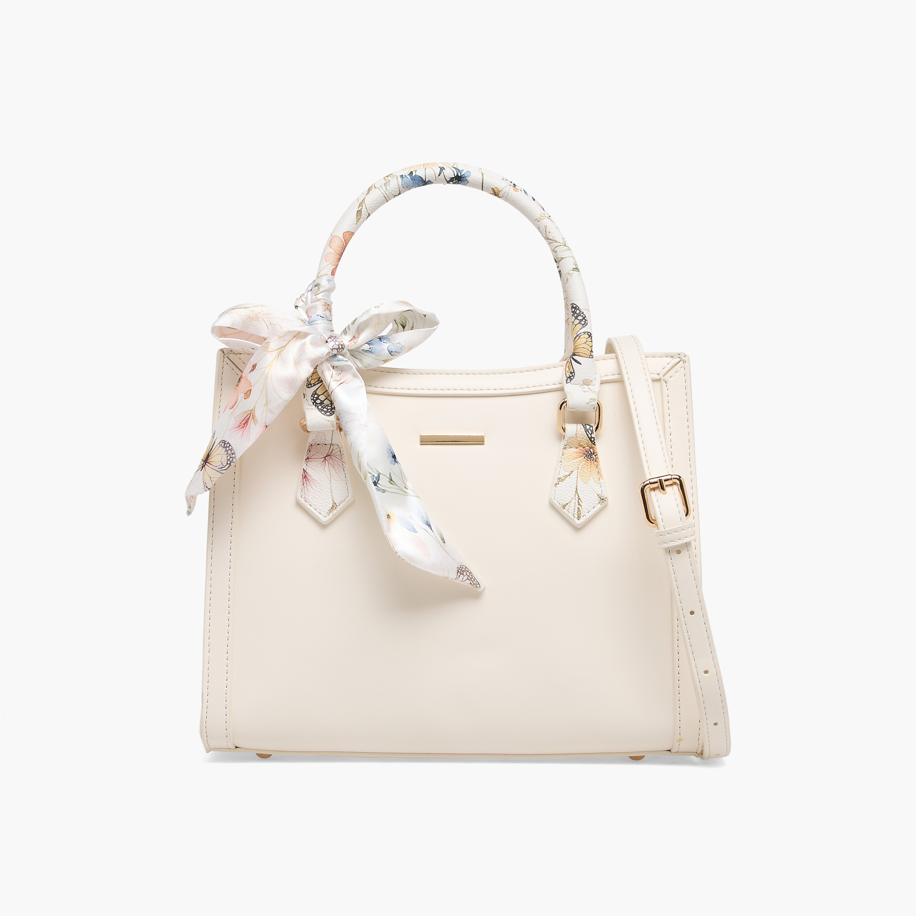 شنطة توتي سادة بوشاح من ساشا-women-bagsandwallets-handbags-image-1