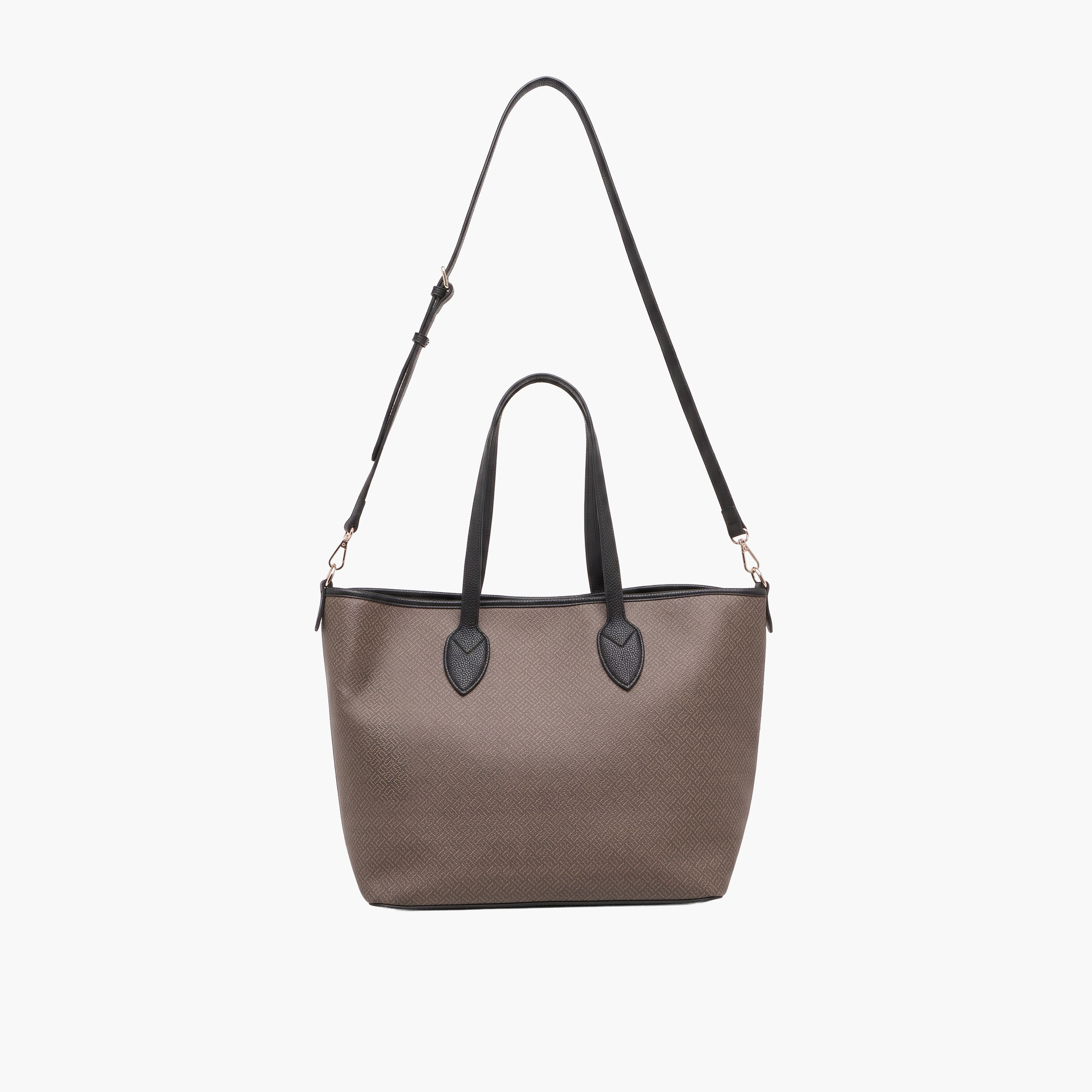 شنطة توتي بطبعات مونوجرام مع محفظة من ساشا-women-bagsandwallets-handbags-image-2
