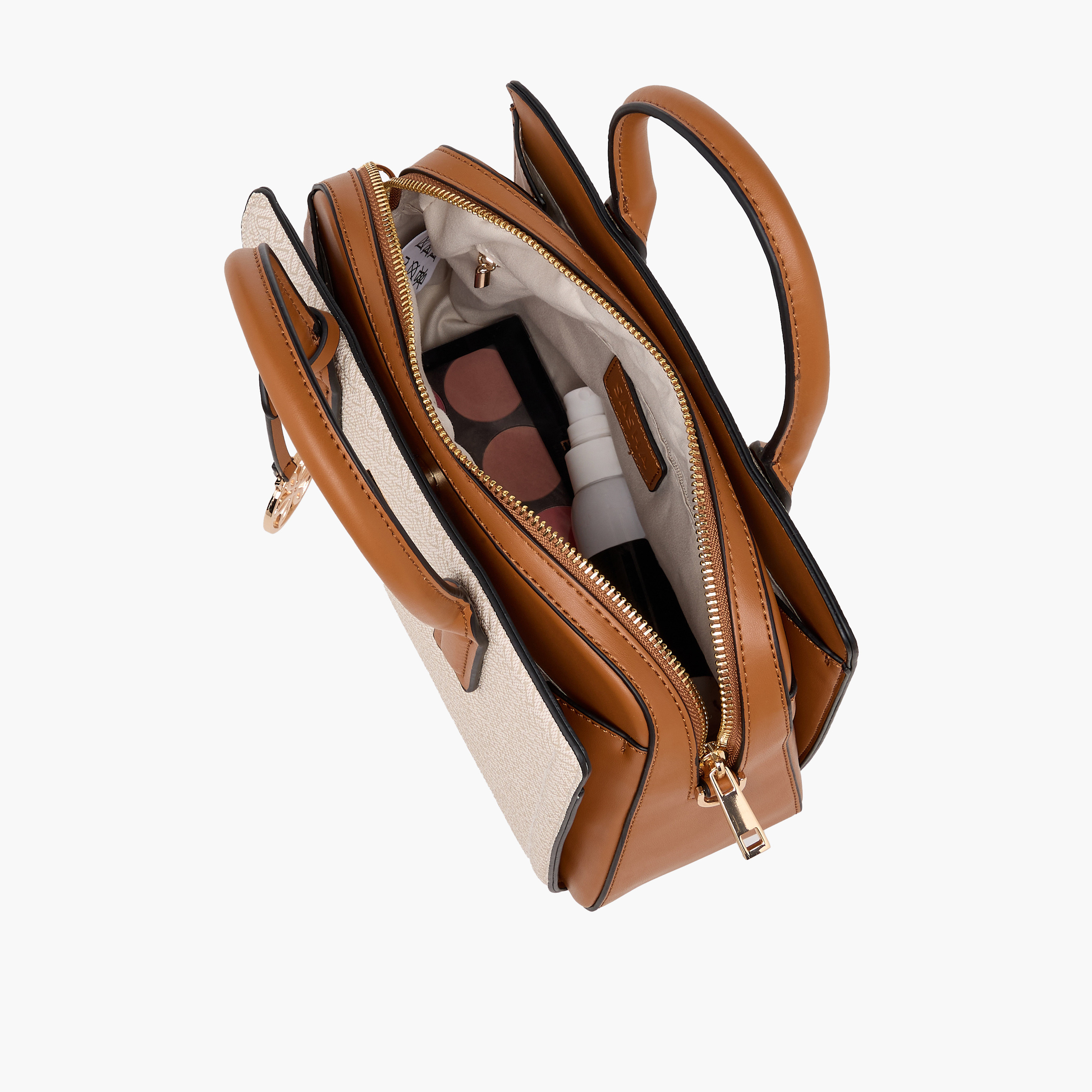 شنطة توت بحزام قابل للفصل وطبعات مونوجرام من ساشا-women-bagsandwallets-handbags-image-8