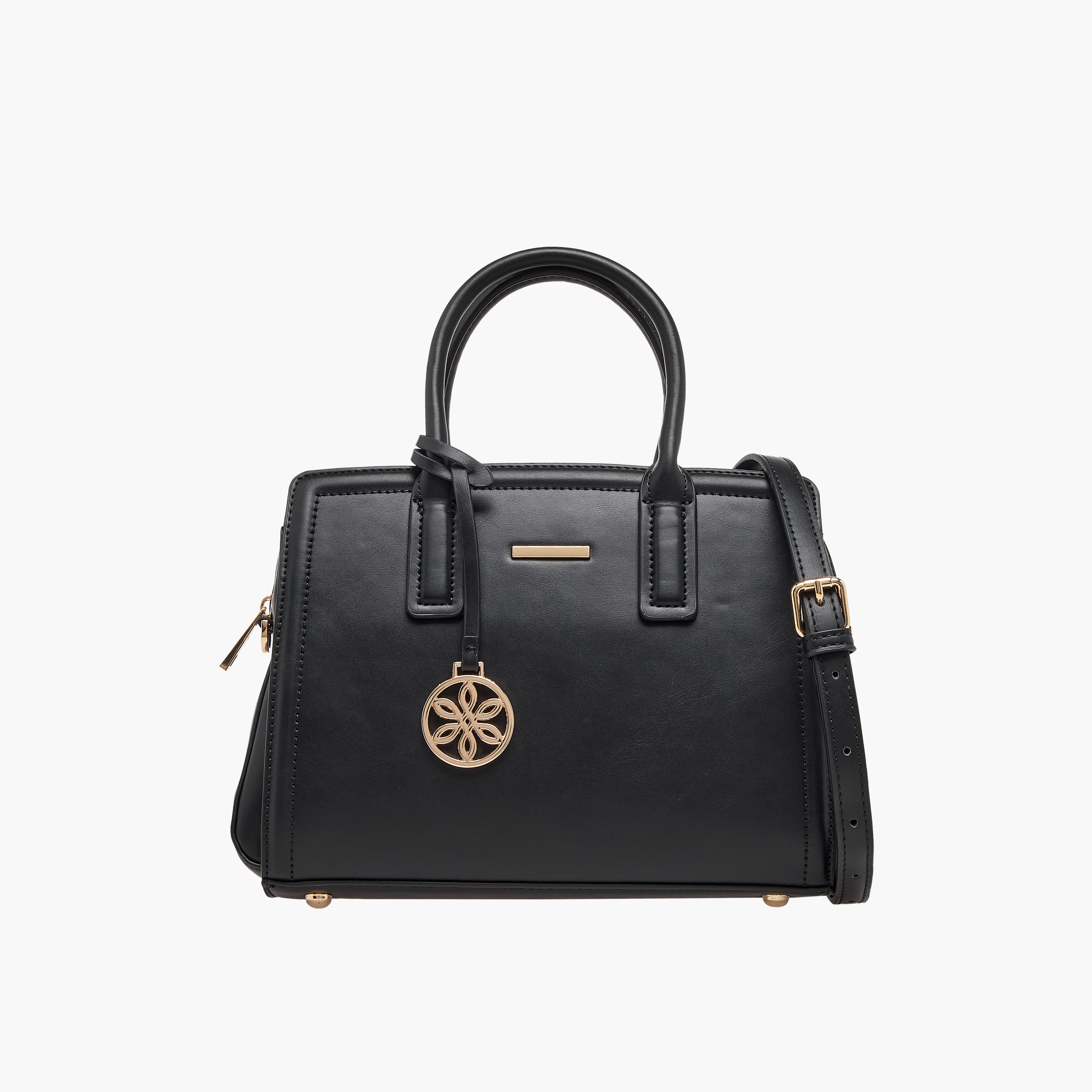 شنطة توت بحزام قابل للفصل وطبعات مونوجرام من ساشا-women-bagsandwallets-handbags-image-1