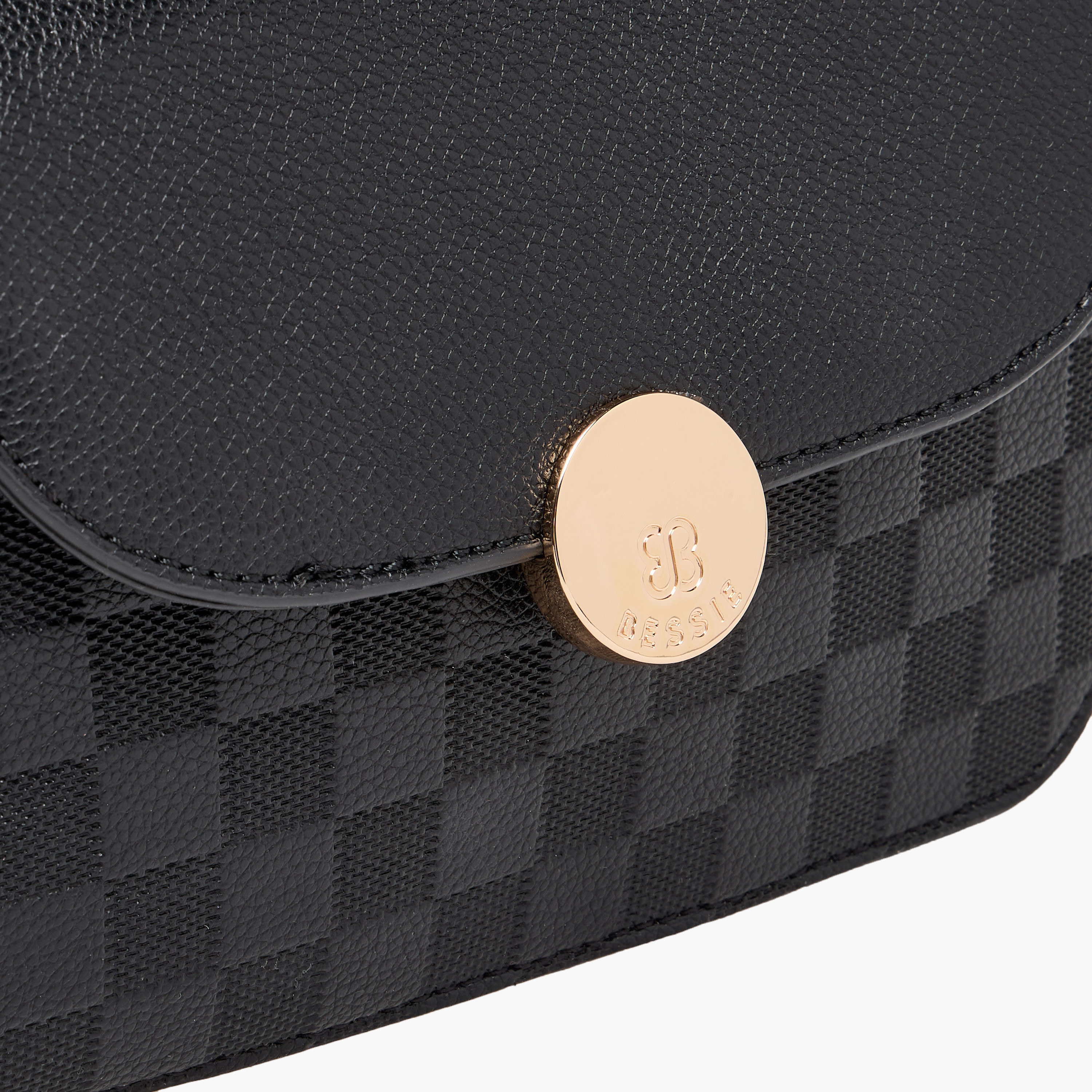 Bessie London Textured Crossbody Bag with Magnetic Closure-women-bagsandwallets-handbags-image-5