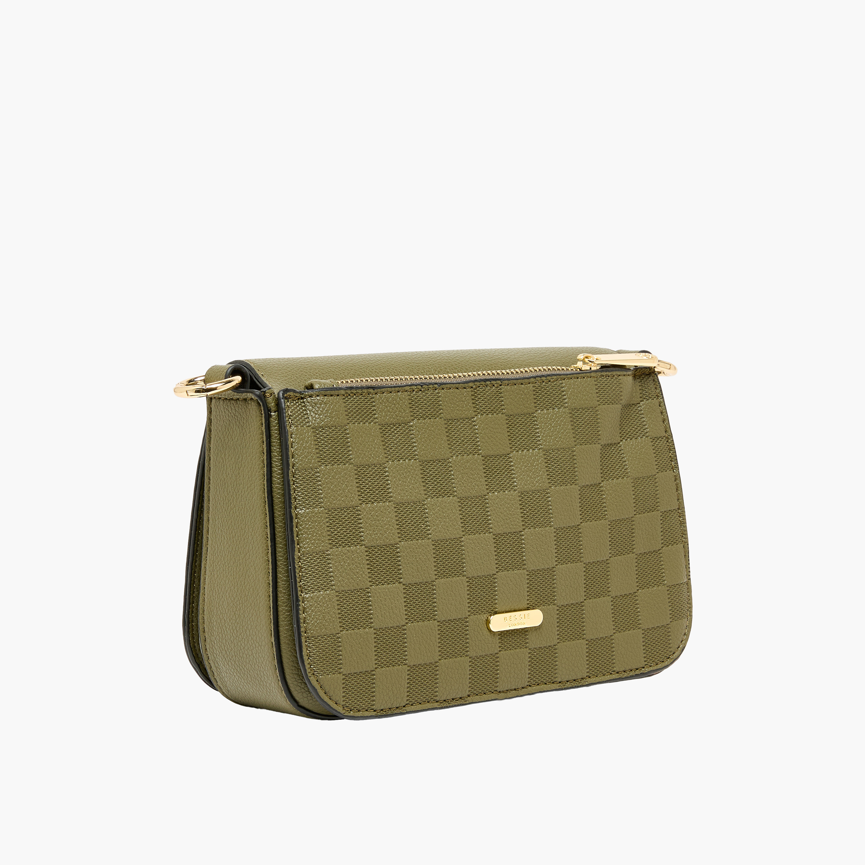 Bessie London Textured Crossbody Bag with Magnetic Closure-women-bagsandwallets-handbags-image-4