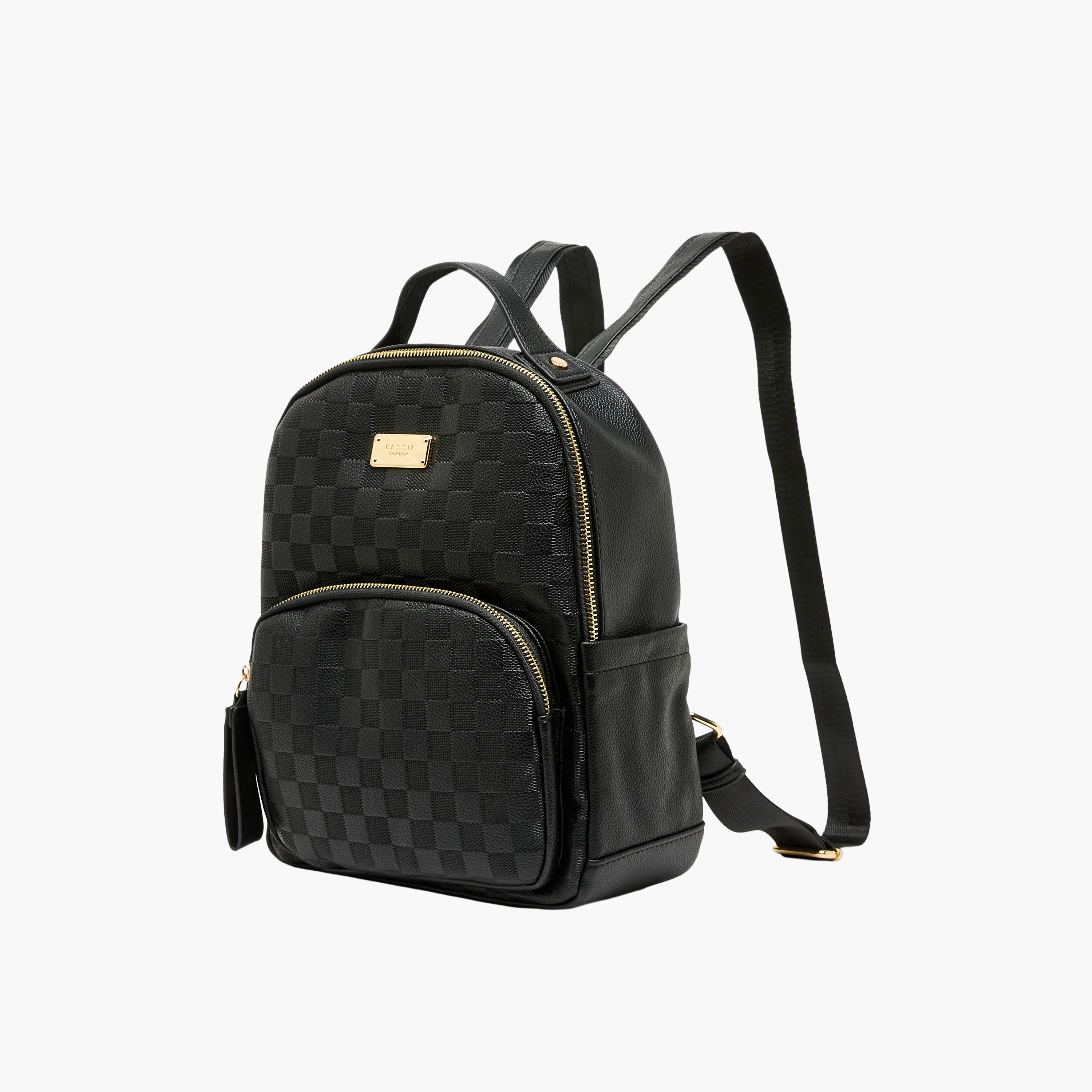 Bessie London Textured Backpack with Adjustable Straps-women-bagsandwallets-handbags-image-3
