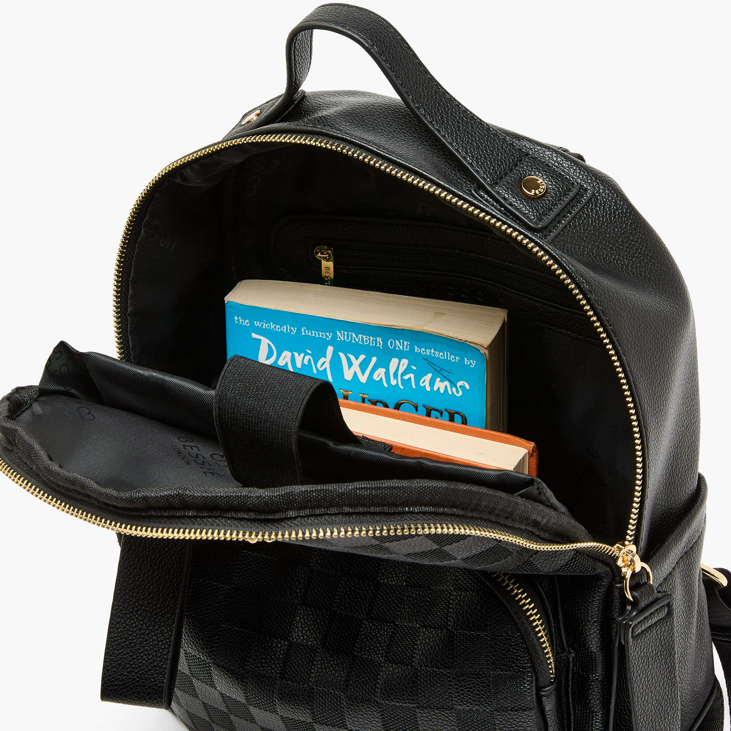 Bessie London Textured Backpack with Adjustable Straps-women-bagsandwallets-handbags-image-9