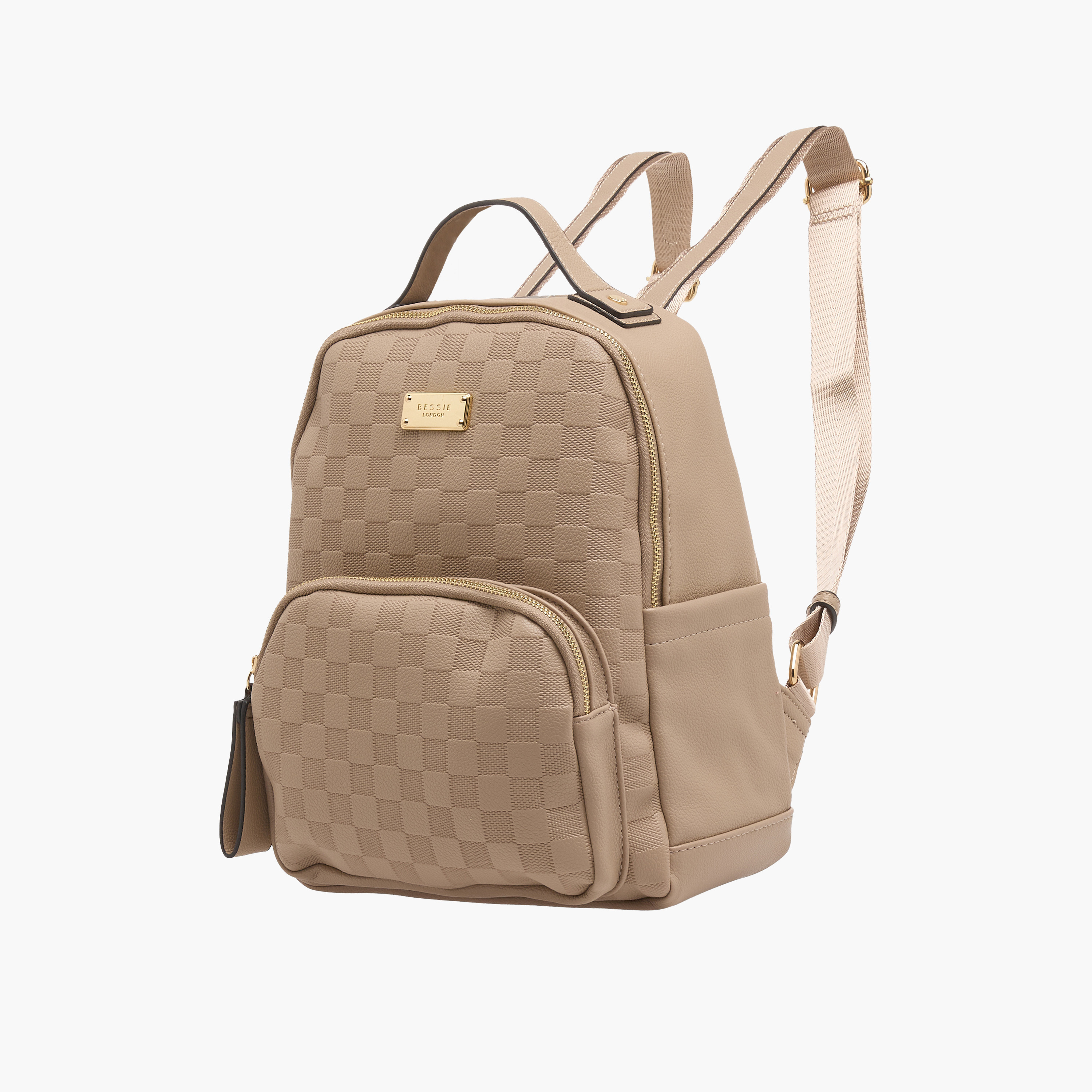 Bessie London Textured Backpack with Adjustable Straps-women-bagsandwallets-handbags-image-2