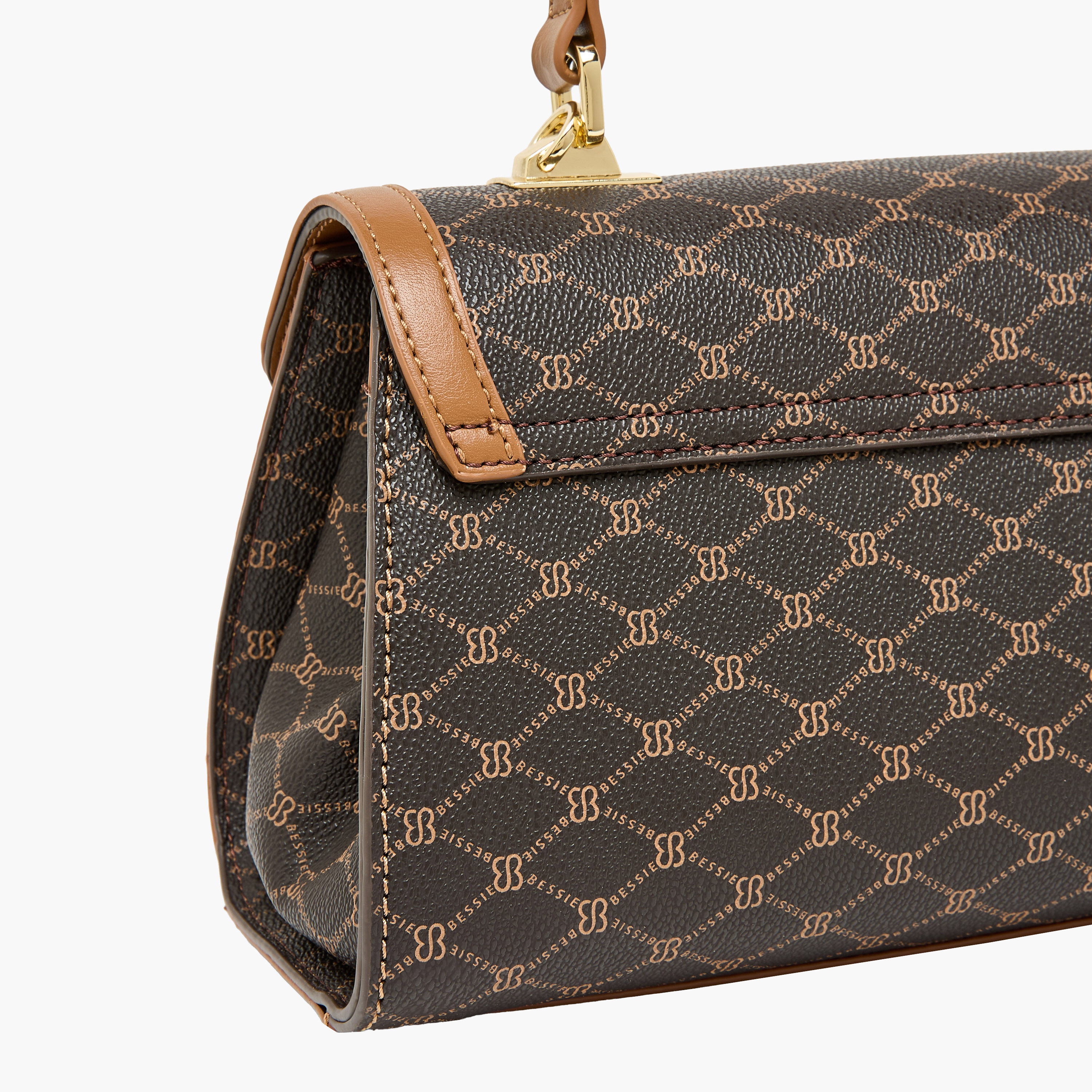 Bessie London Monogram Print Crossbody Bag with Top Handle-women-bagsandwallets-handbags-image-6