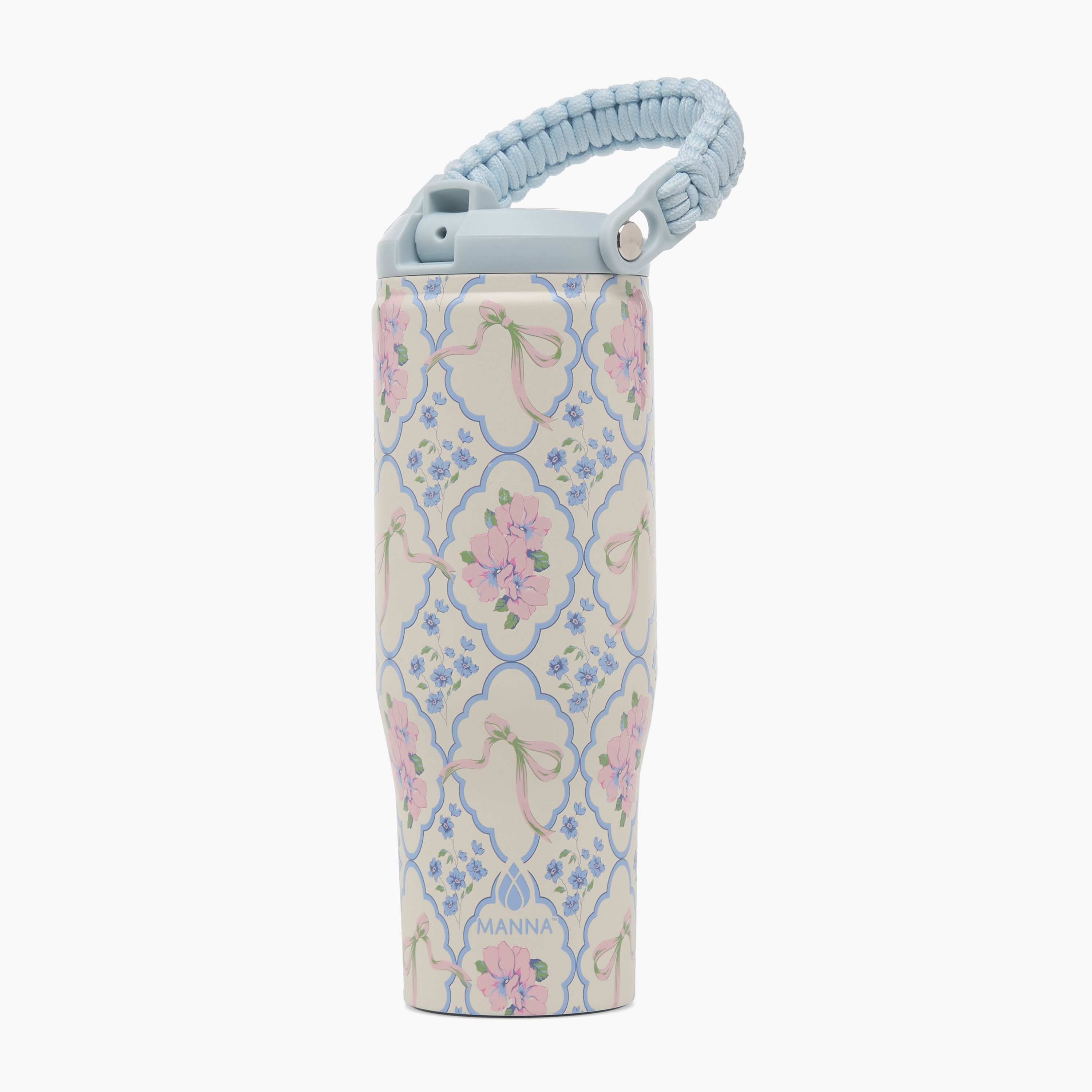 MANNA Floral Print Stainless Steel Vacuum Tumbler - 887 ml-household-dining-drinkserveware-bottles-image-1
