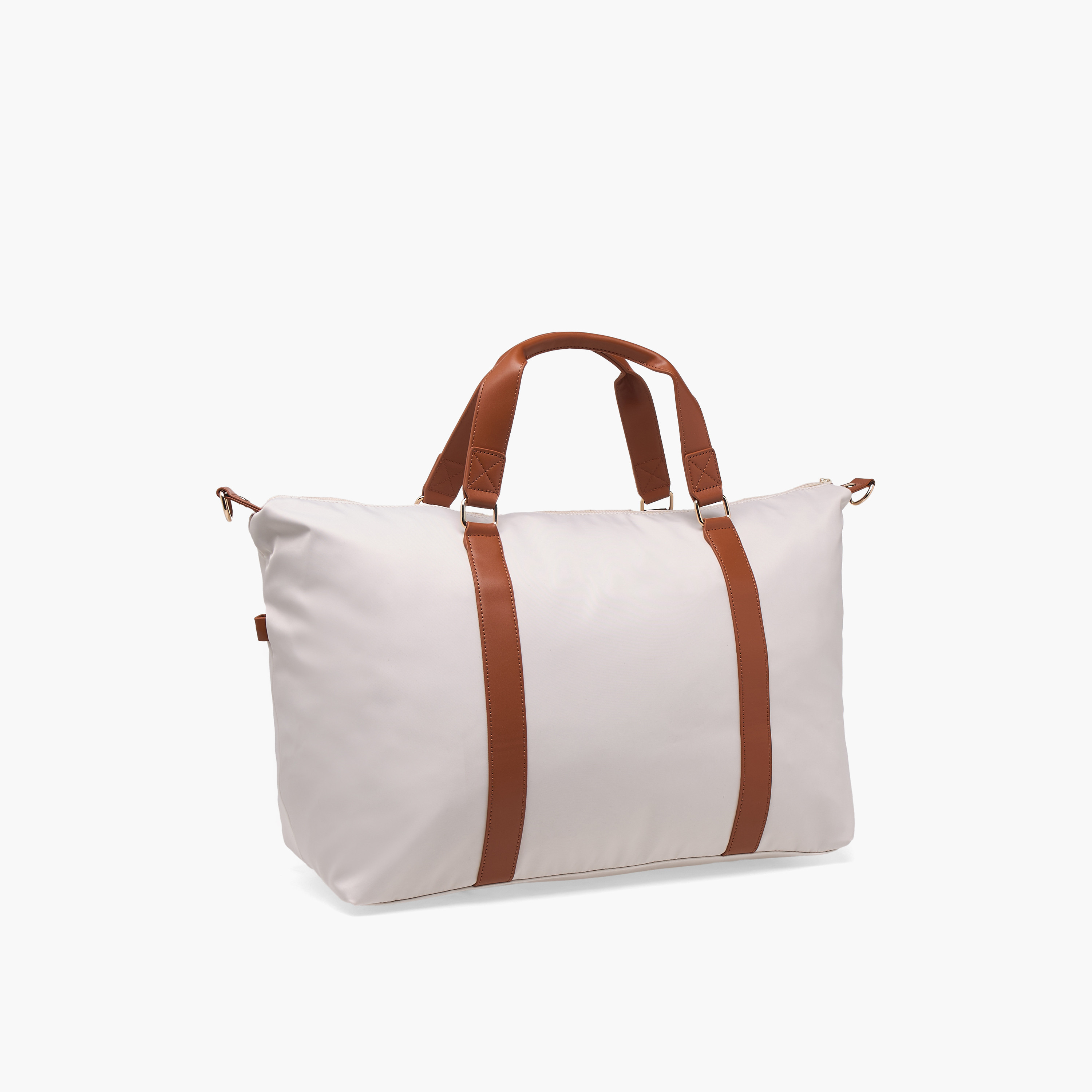 WAVE Contrast Trim Duffle Bag with Removable Strap-travel-luggagesandbags-dufflebags-image-3
