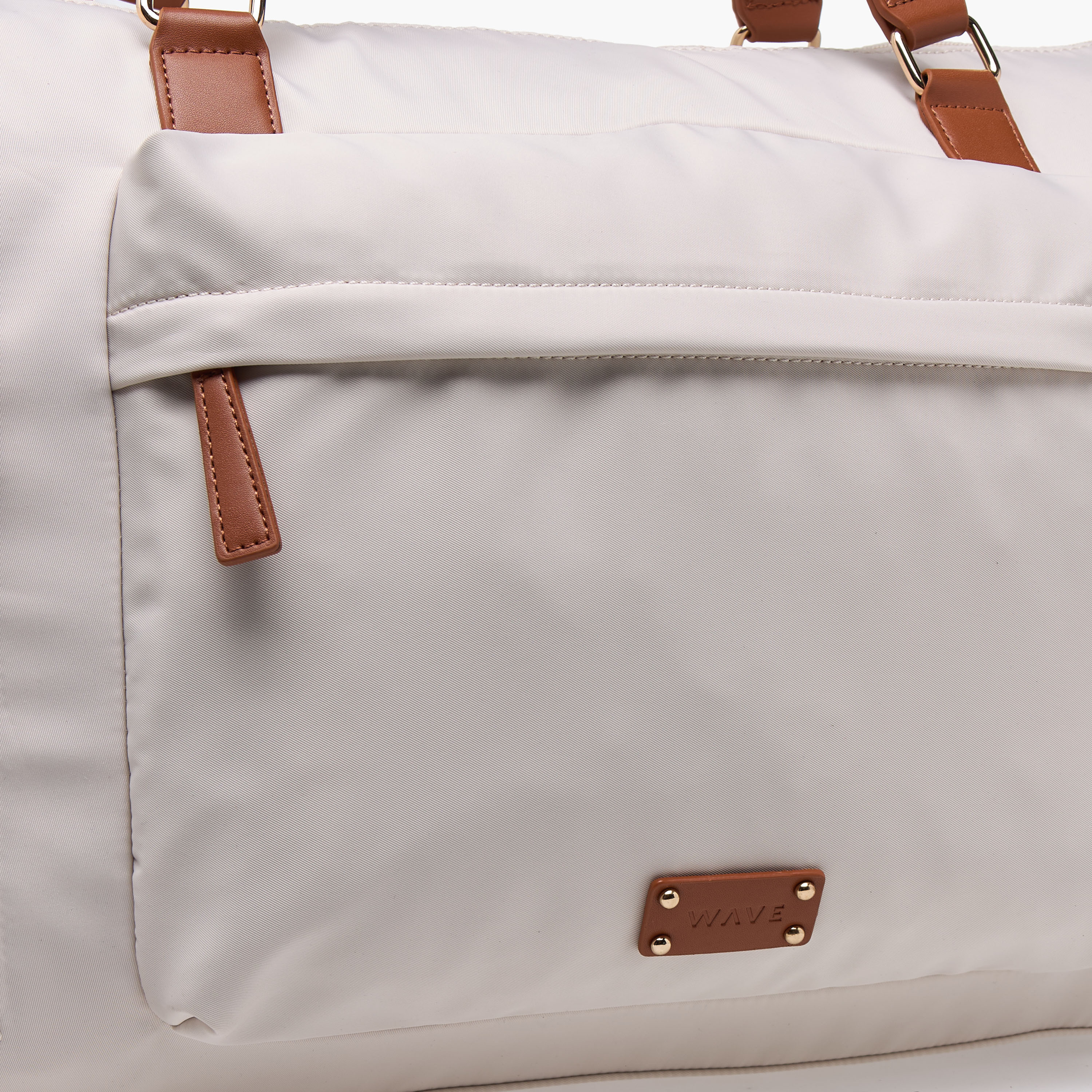 WAVE Contrast Trim Duffle Bag with Removable Strap-travel-luggagesandbags-dufflebags-image-4