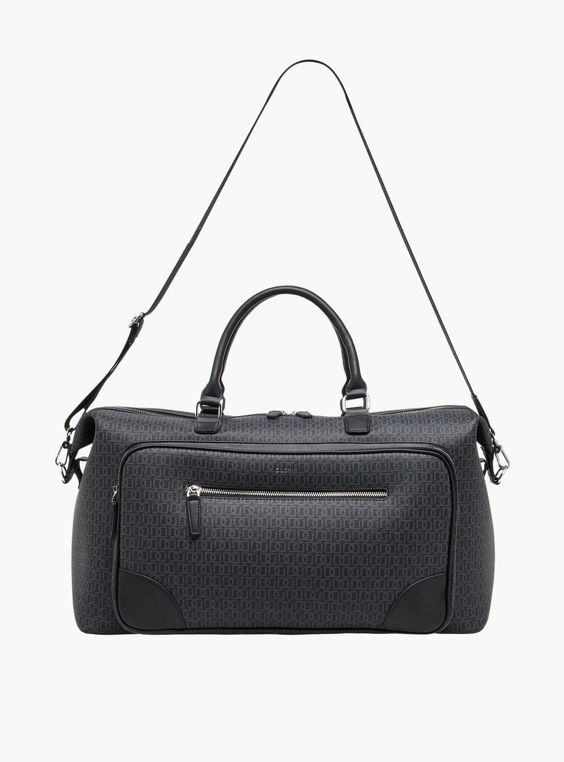 شنطة دافل بسحاب إغلاق وحزام قابل للفصل وطبعات مونوجرام من دوتشيني-travel-luggagesandbags-dufflebags-image-2