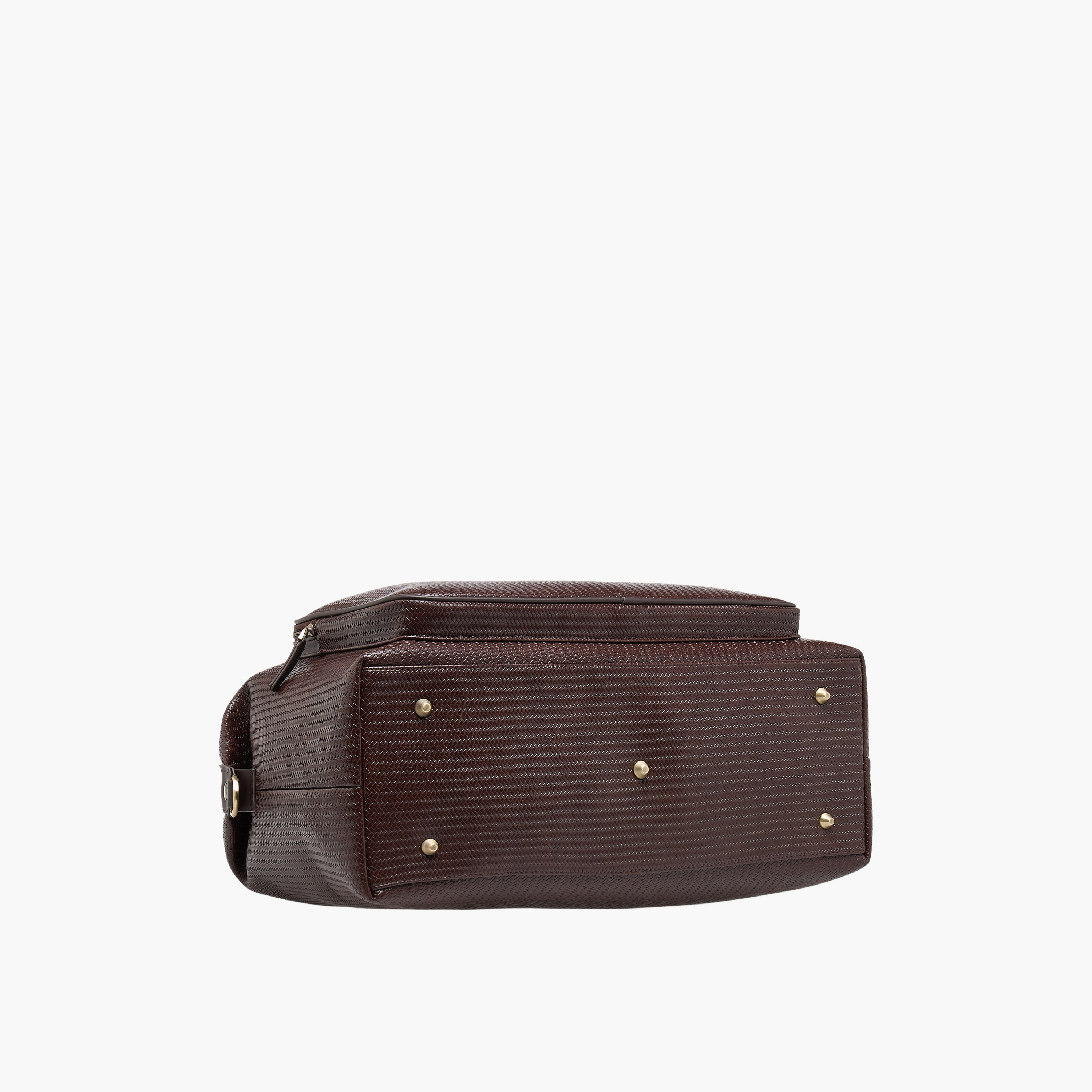 Duchini Textured Duffle Bag with Zip Closure and Detachable Strap-travel-luggagesandbags-dufflebags-image-7
