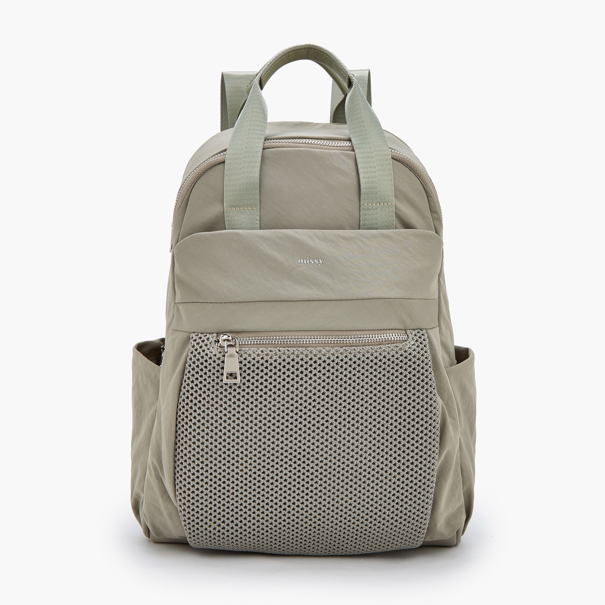 شنطة ظهر بارزة الملمس بحمالات كتف قابلة للتعديل من ميسي-women-bagsandwallets-backpacks-image-1