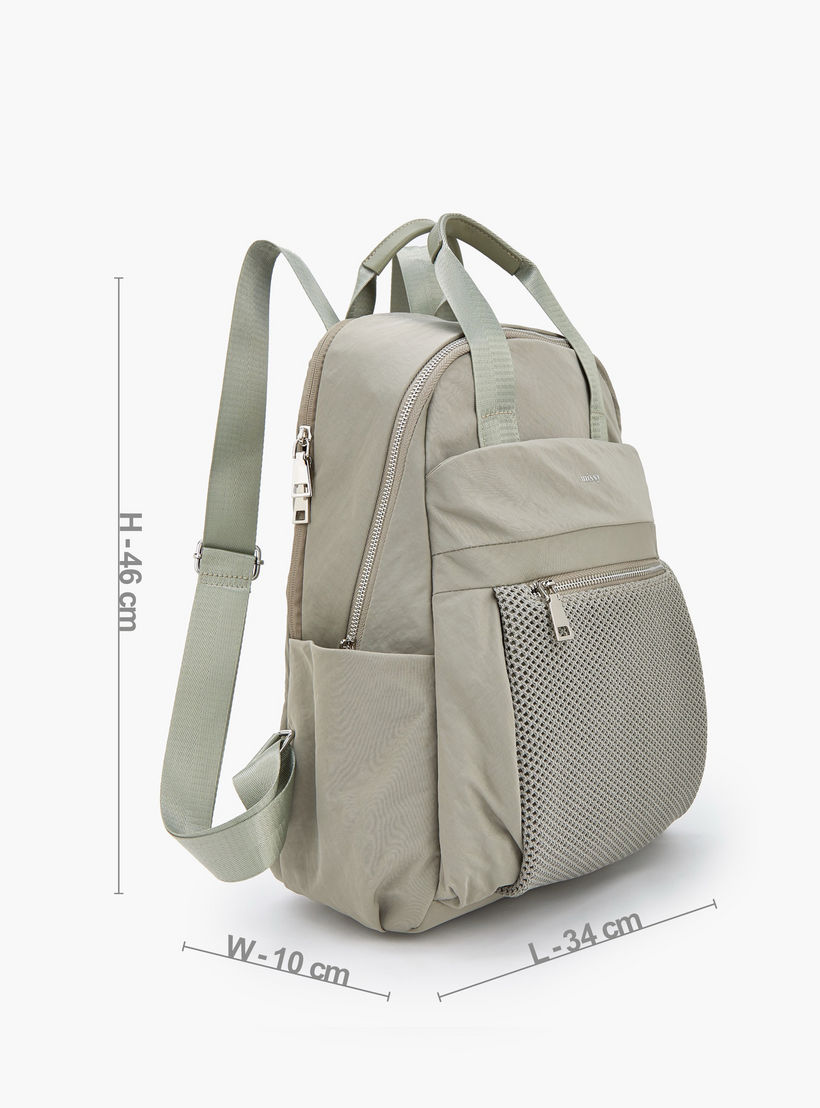 شنطة ظهر بارزة الملمس بحمالات كتف قابلة للتعديل من ميسي-women-bagsandwallets-backpacks-image-6