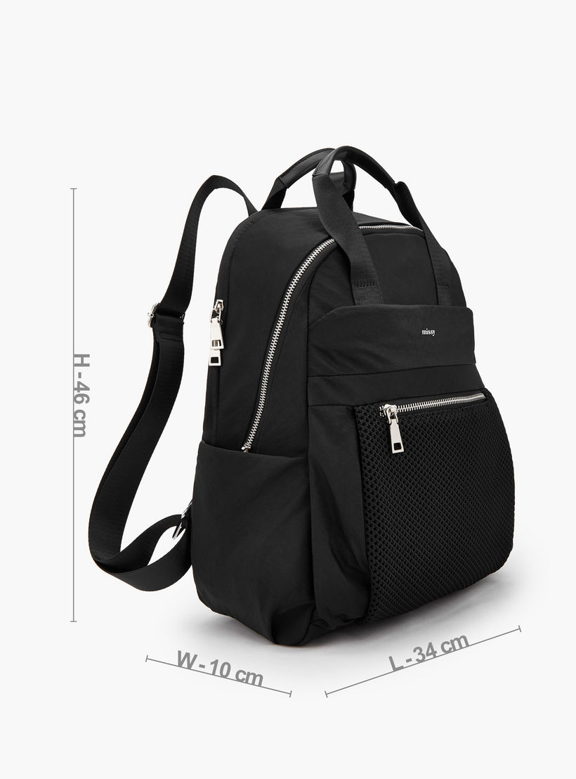 شنطة ظهر بارزة الملمس بحمالات كتف قابلة للتعديل من ميسي-women-bagsandwallets-backpacks-image-6