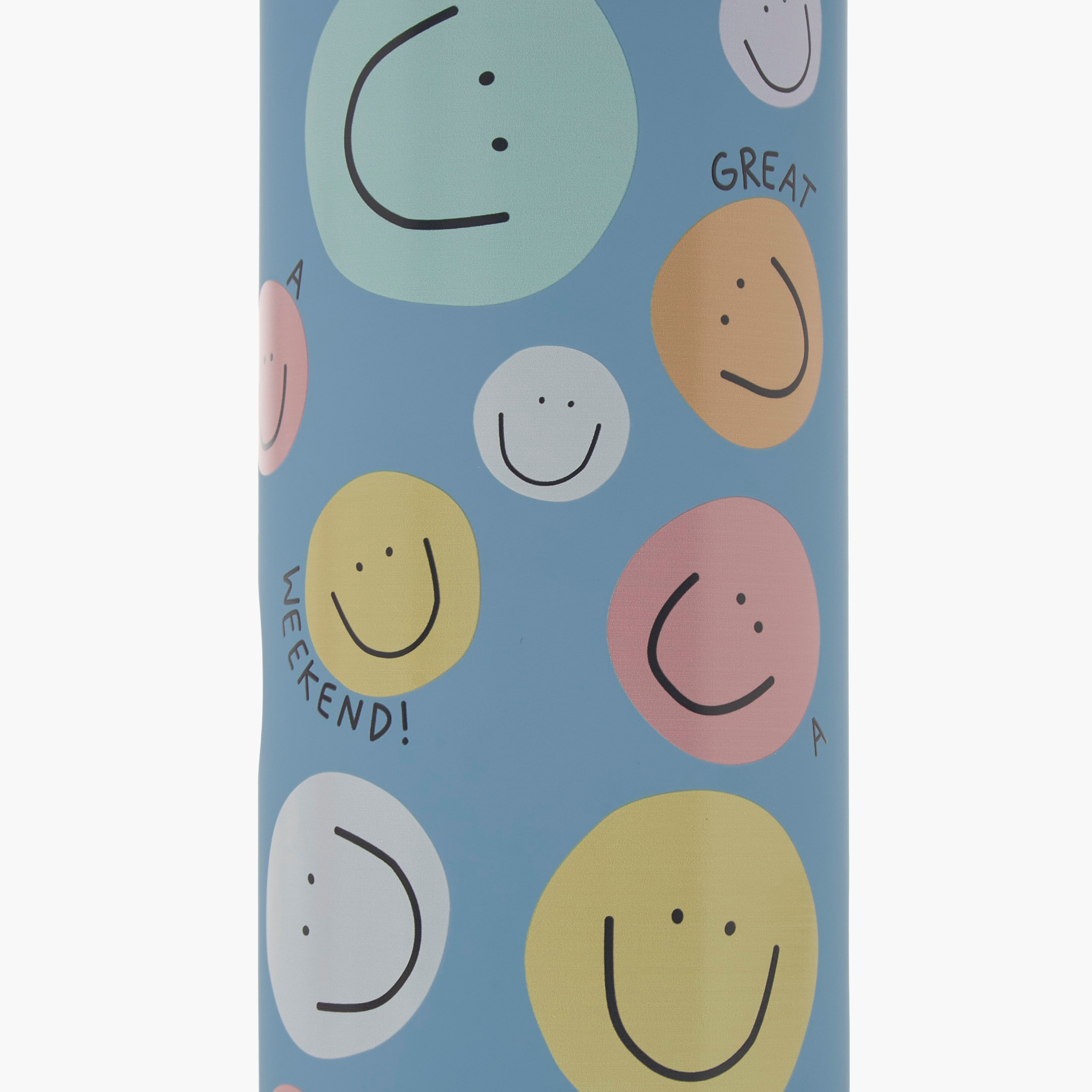 Smiley Print Stainless Steel Water Bottle with Double Wall Insulation - 1 L-household-dining-drinkserveware-bottles-image-7