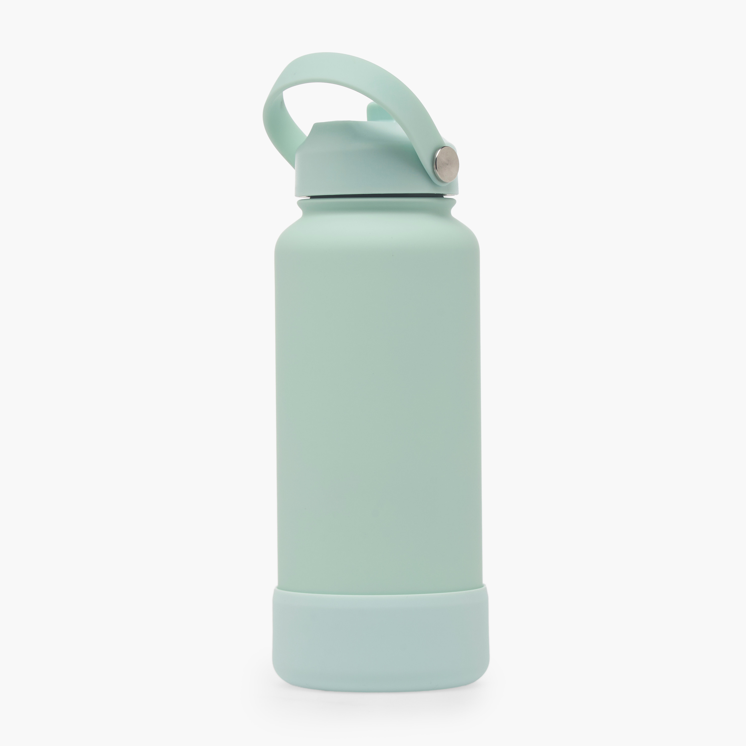 Solid Double Wall Stainless Steel Water Bottle with Handle - 1 L-household-dining-drinkserveware-bottles-image-3