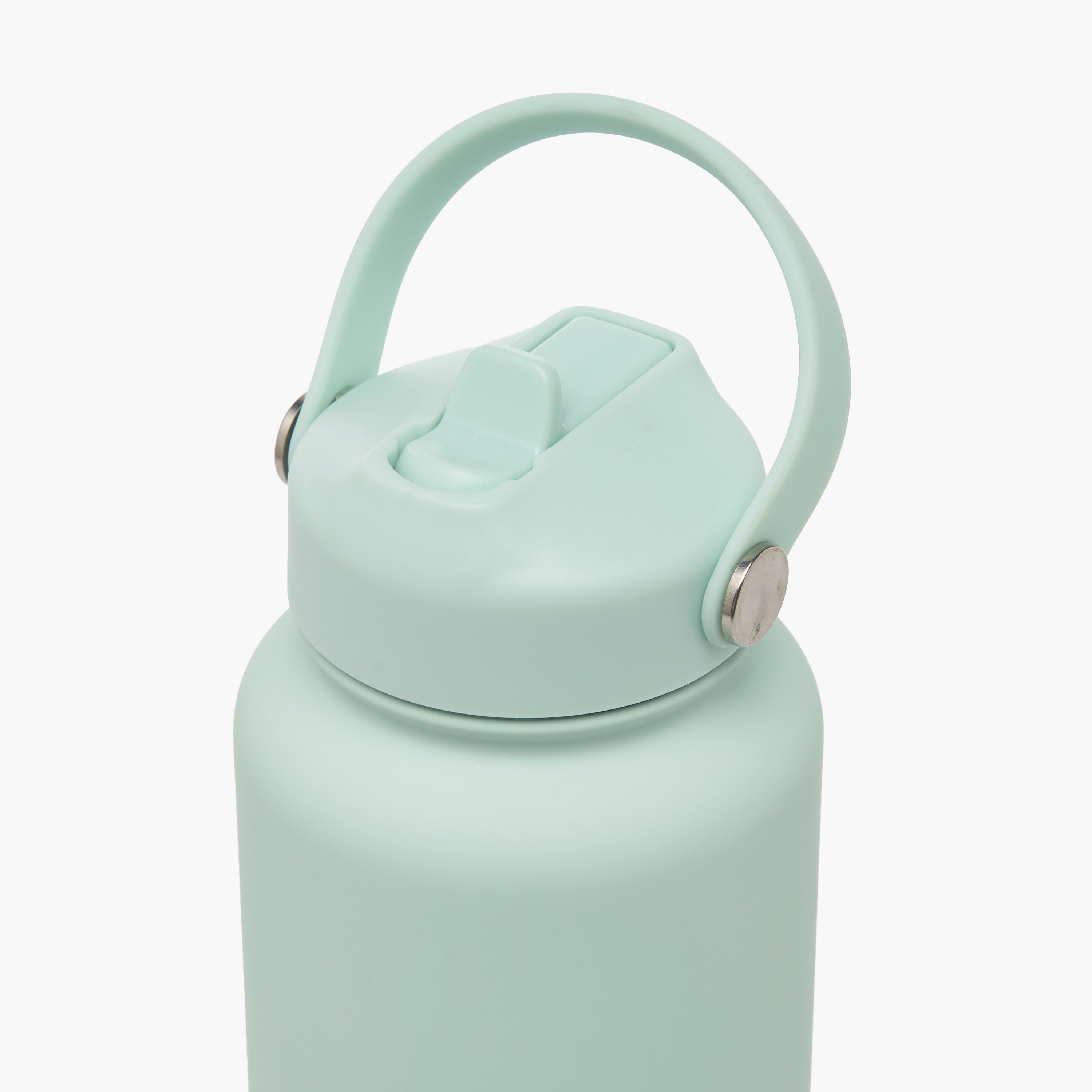 Solid Double Wall Stainless Steel Water Bottle with Handle - 1 L-household-dining-drinkserveware-bottles-image-4