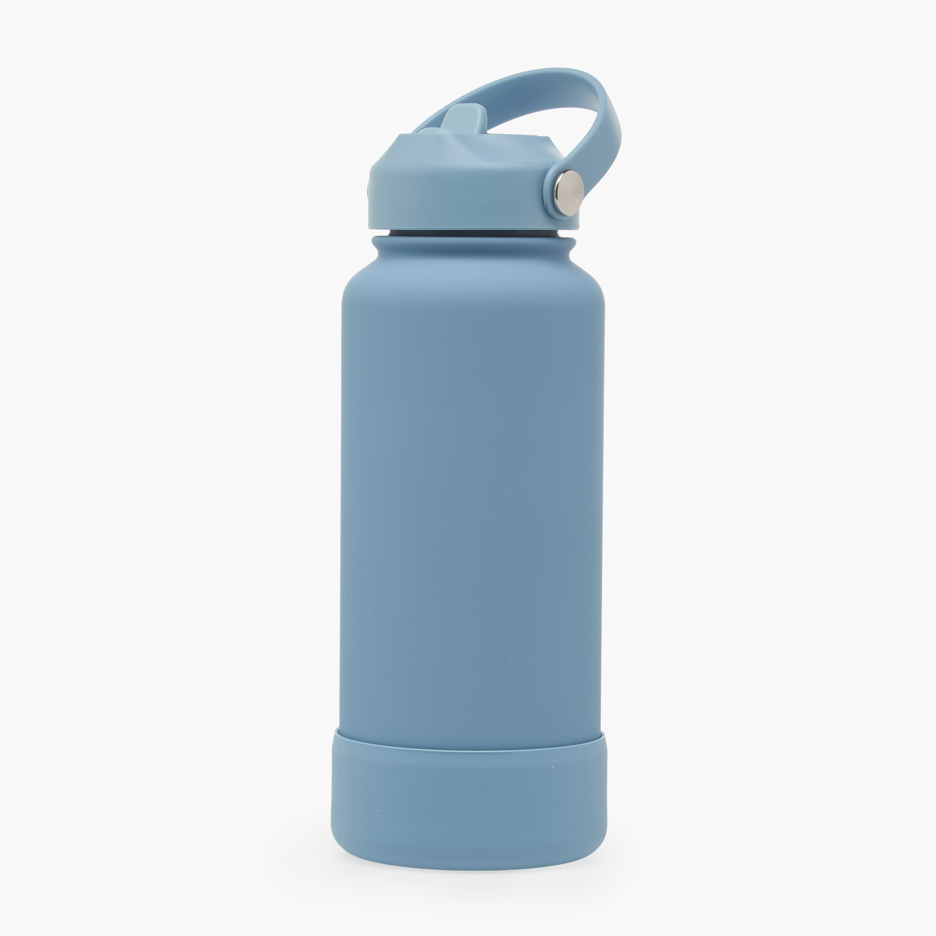 Solid Double Wall Stainless Steel Water Bottle - 1 L-household-dining-drinkserveware-bottles-image-1