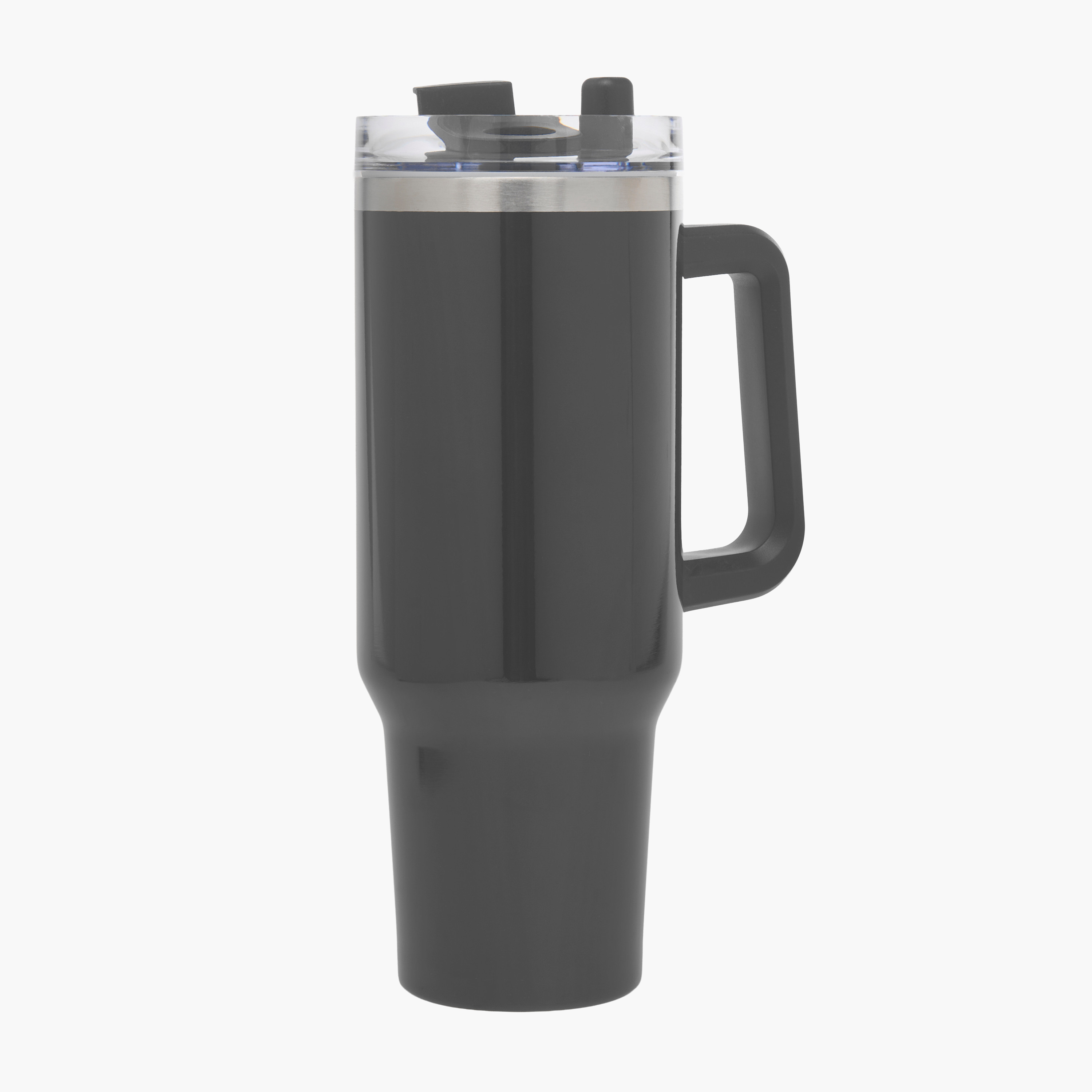 Slogan Print Double Wall Vacuum Mug with Handle - 1.2 L-household-dining-drinkserveware-bottles-image-3