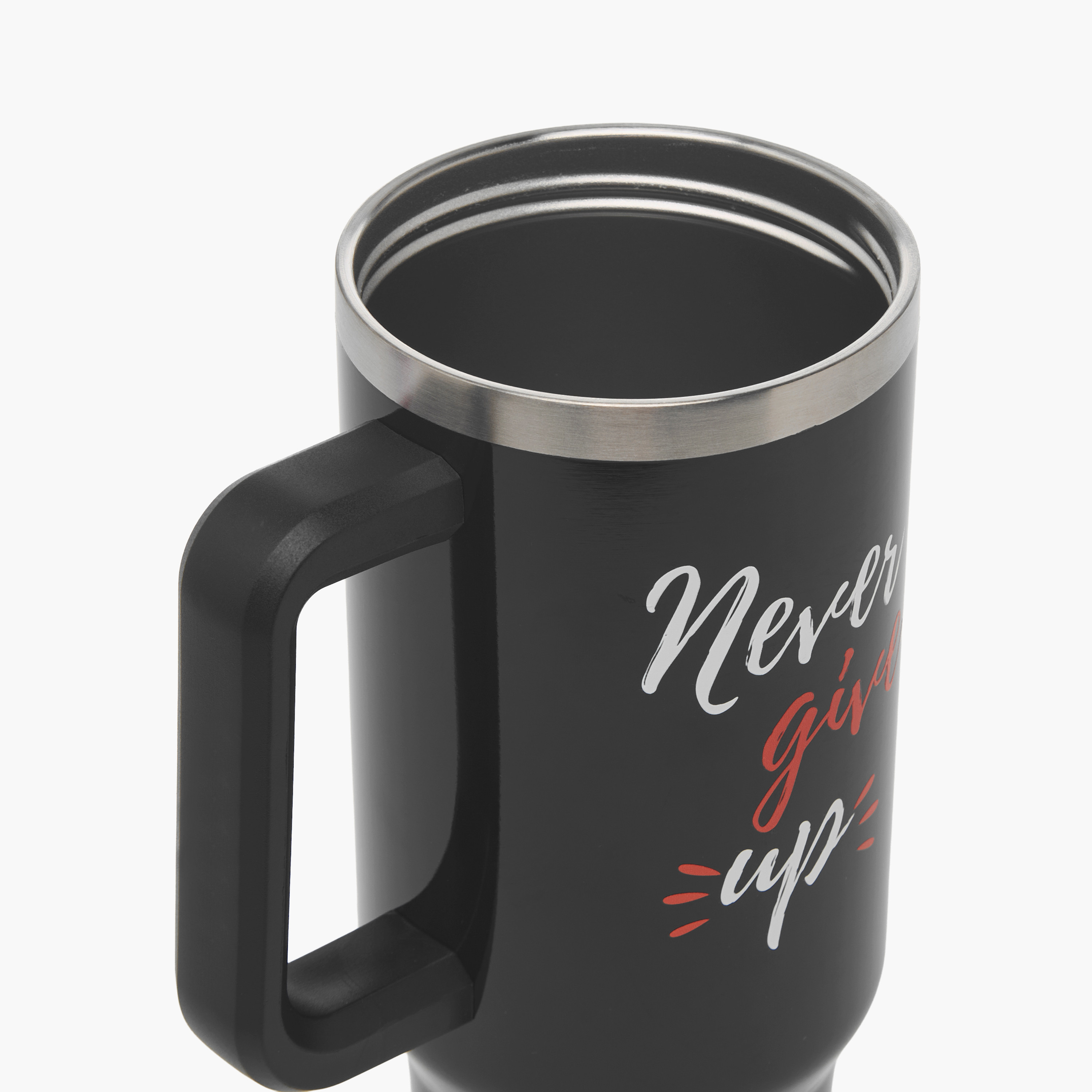 Slogan Print Double Wall Vacuum Mug with Handle - 1.2 L-household-dining-drinkserveware-bottles-image-5