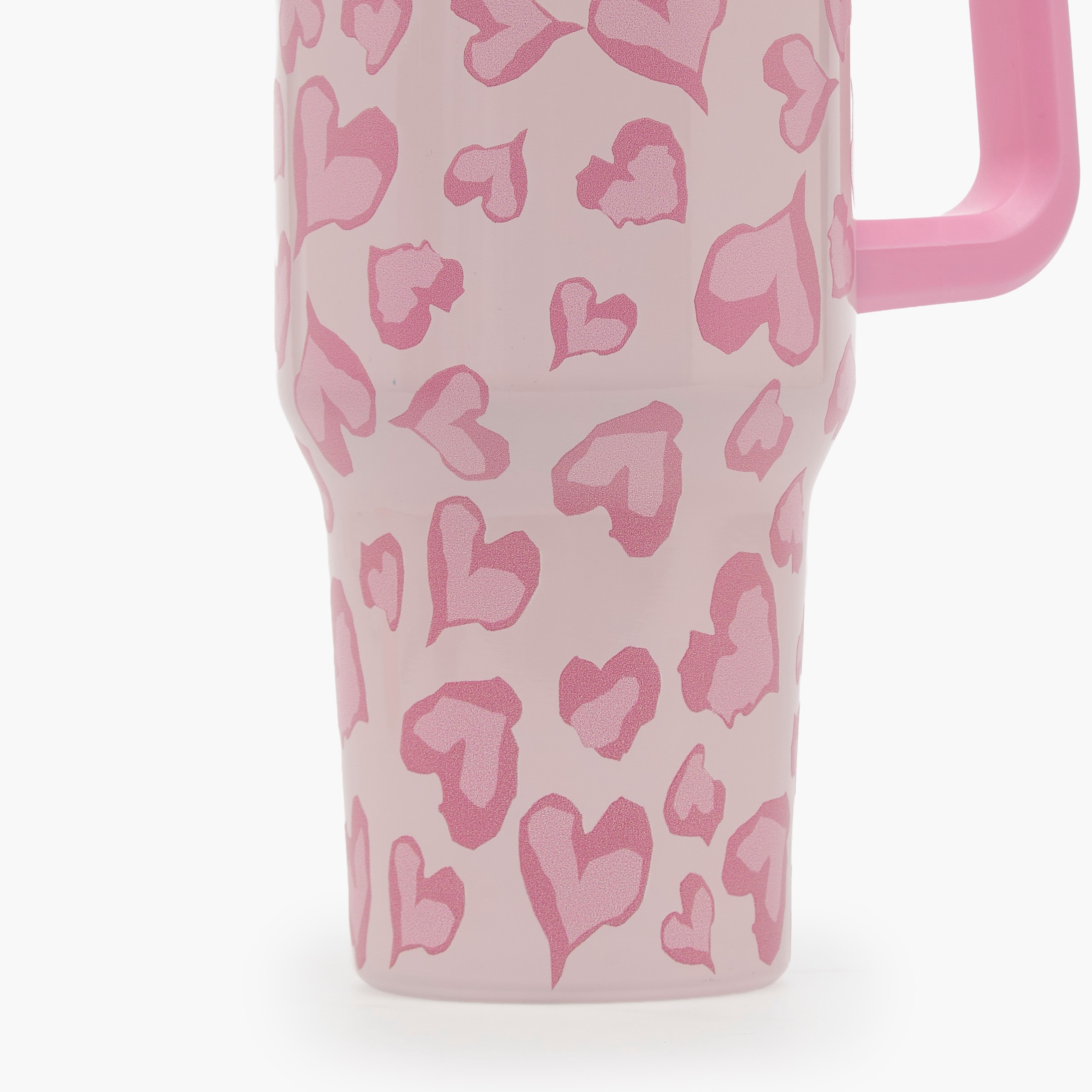 Heart Print Double Wall Vaccum Tumbler with Handle - 1.2 L-household-dining-drinkserveware-bottles-image-7