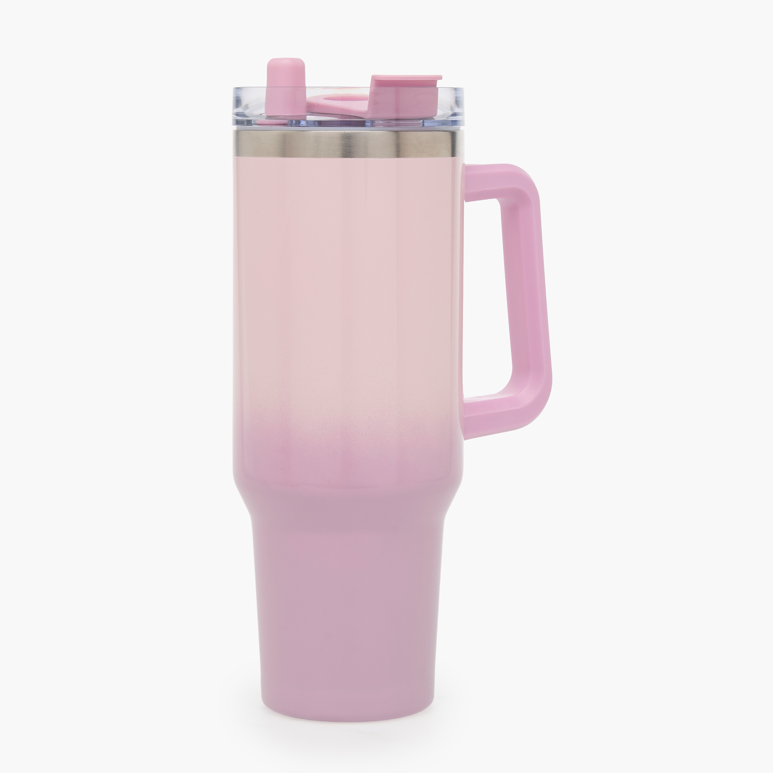 Cherry Print Stainless Steel Vacuum Mug with Double Wall Insulation - 1.2 L-household-dining-drinkserveware-bottles-image-2
