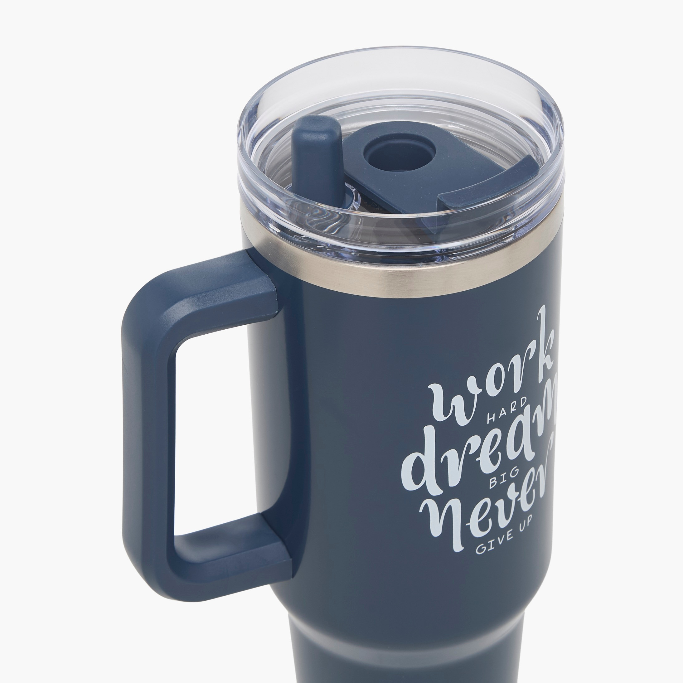 Slogan Print Stainless Steel Vacuum Mug with Double Wall Insulation - 1.2 L-household-dining-drinkserveware-bottles-image-4