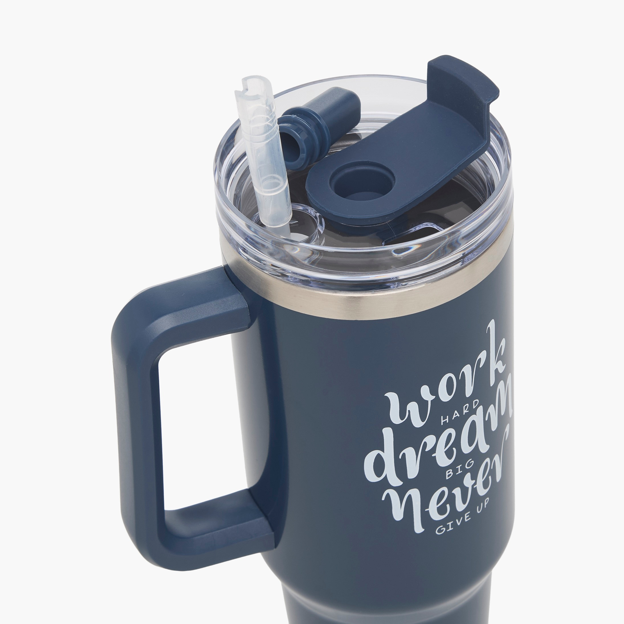 Slogan Print Stainless Steel Vacuum Mug with Double Wall Insulation - 1.2 L-household-dining-drinkserveware-bottles-image-6