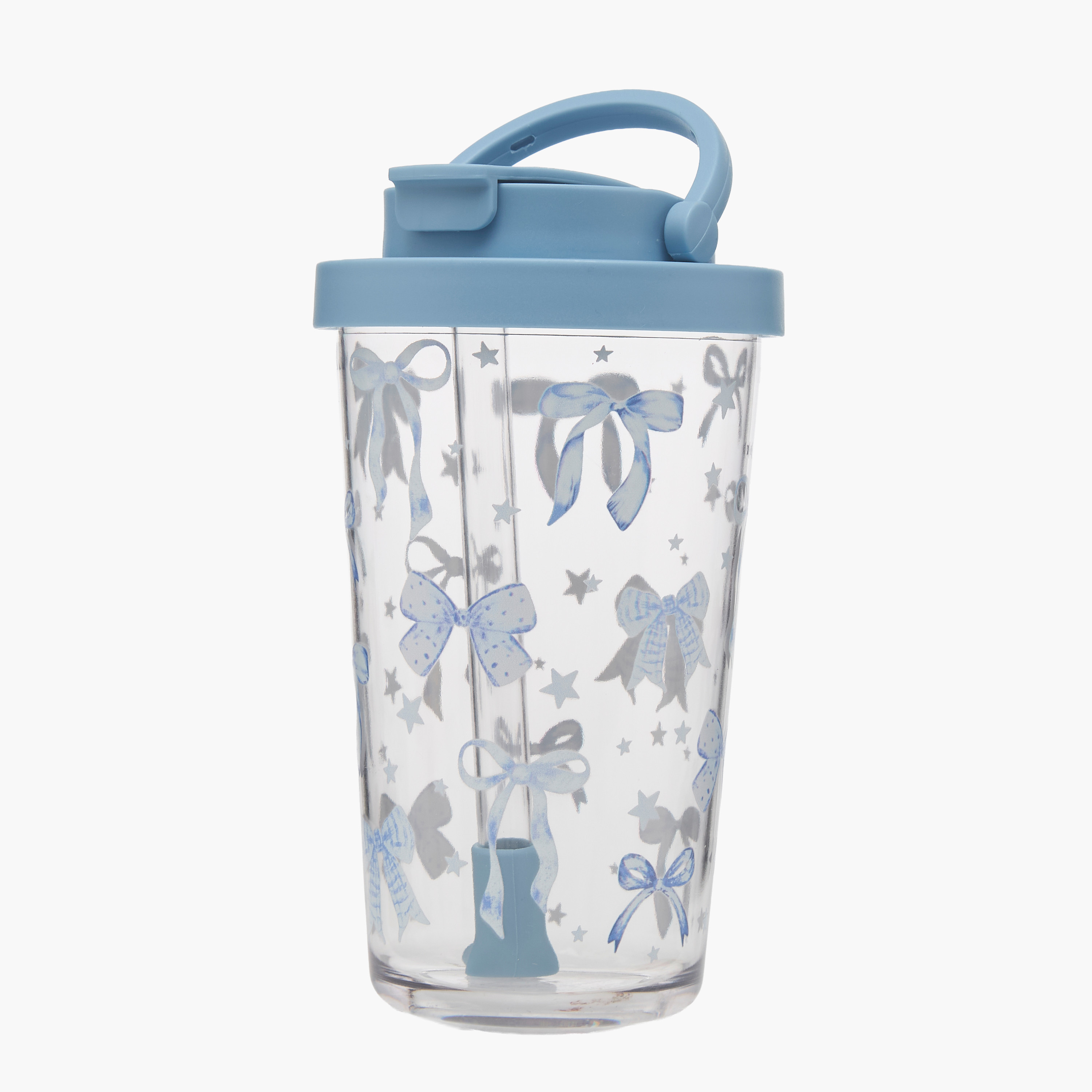 Bow Print Single Wall Tumbler with Handle - 710 ml-household-dining-drinkserveware-bottles-image-1