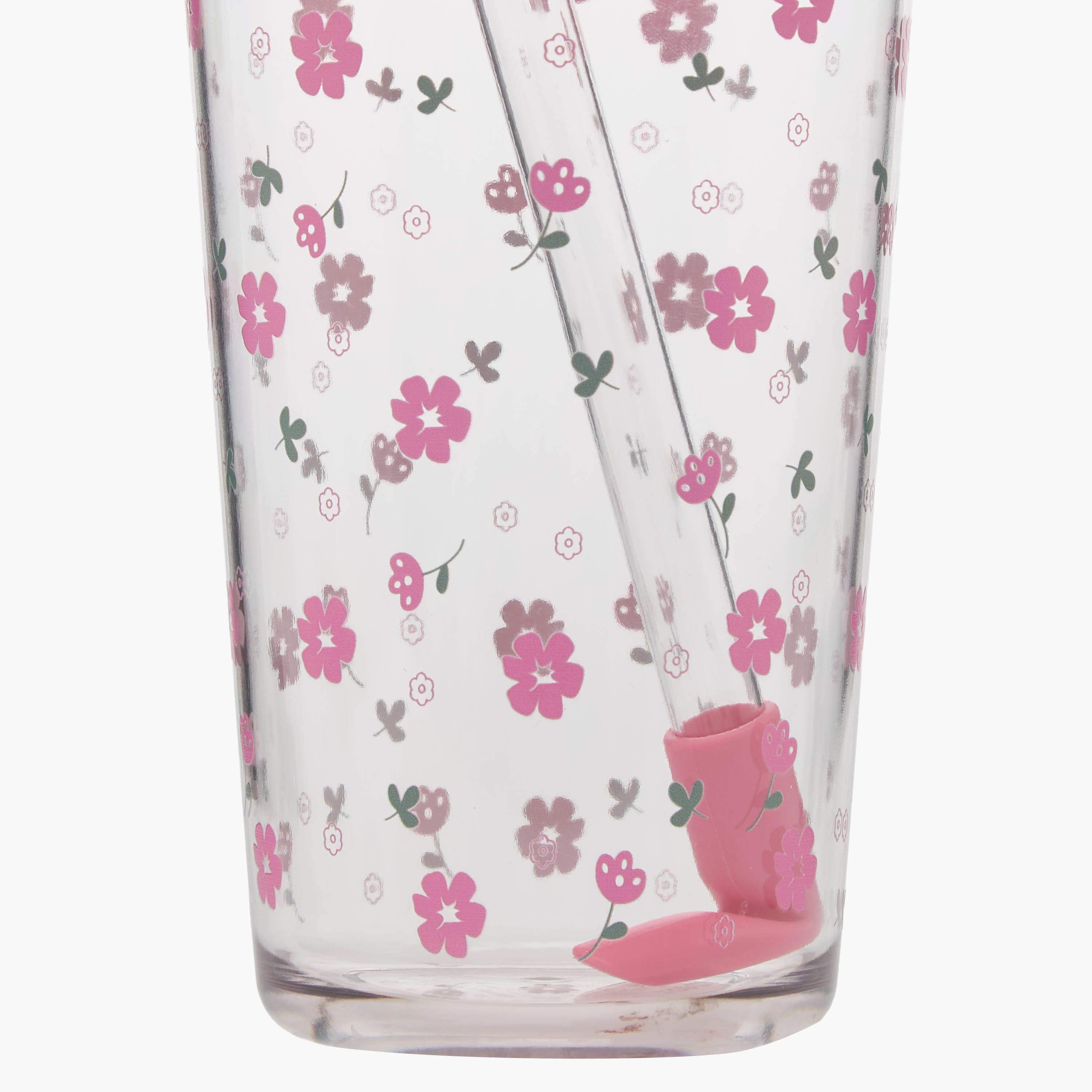 كوب دوموليت بطبعات زهور مع قشّة - 710 مل-household-dining-drinkserveware-bottles-image-7